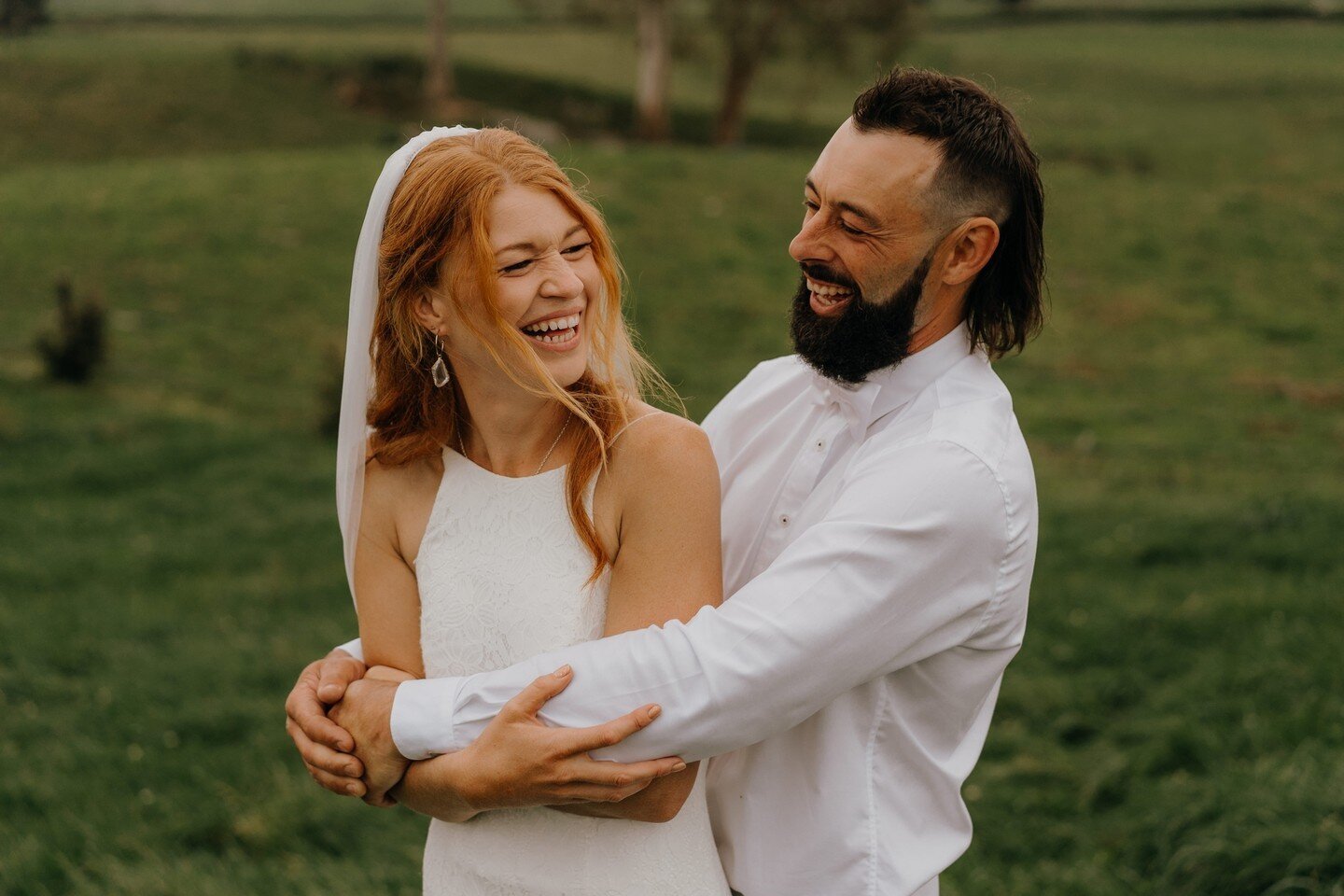 Ben &amp; Sami 💚 on their farm just out of Tokoroa these two got married!! There were so many laughs, so many crazy dance moves and so much excitement. They say third time is a charm and that was for sure what happened for these two. They finally go