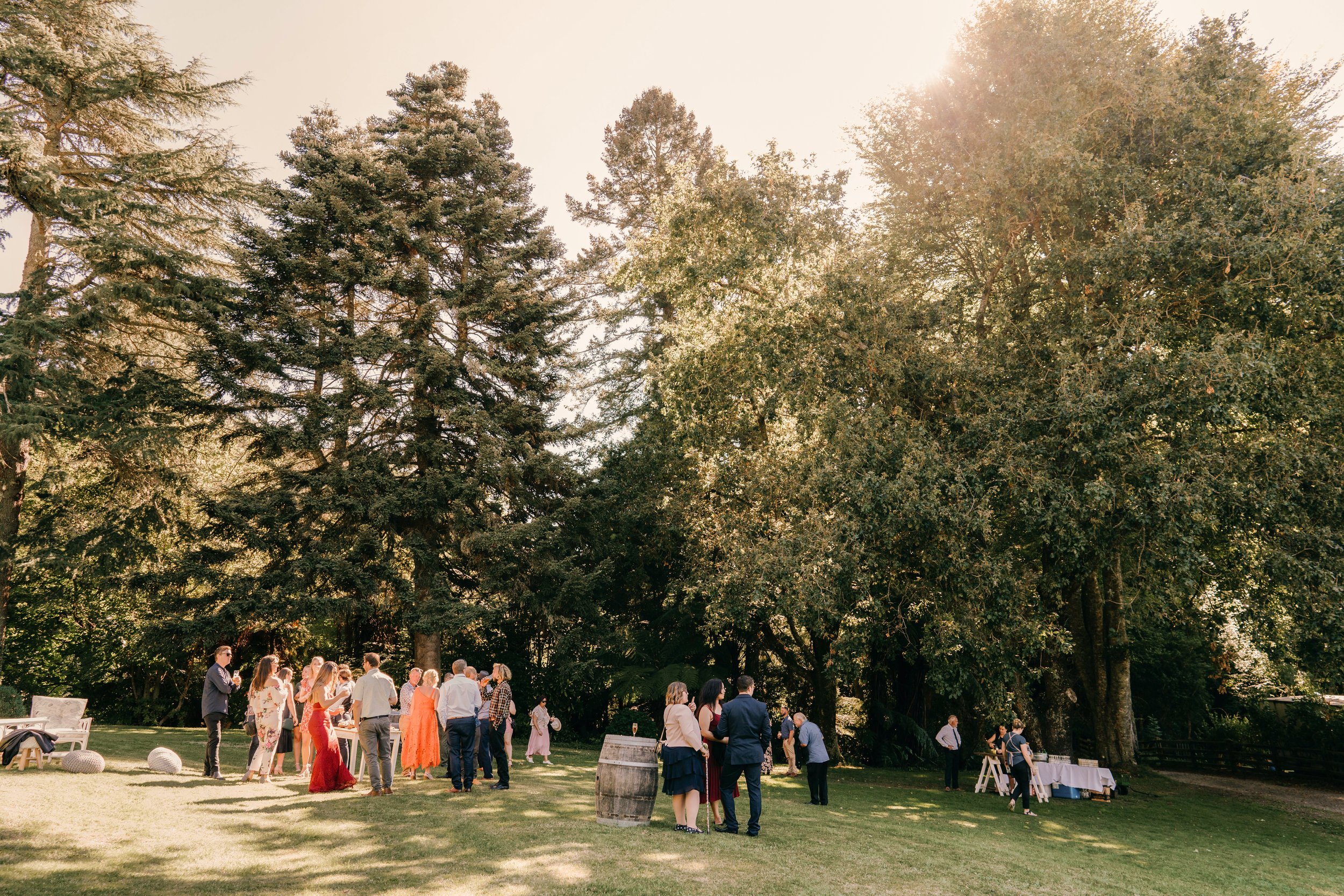  Guests at Longfords Estate Lake Okareka Wedding 