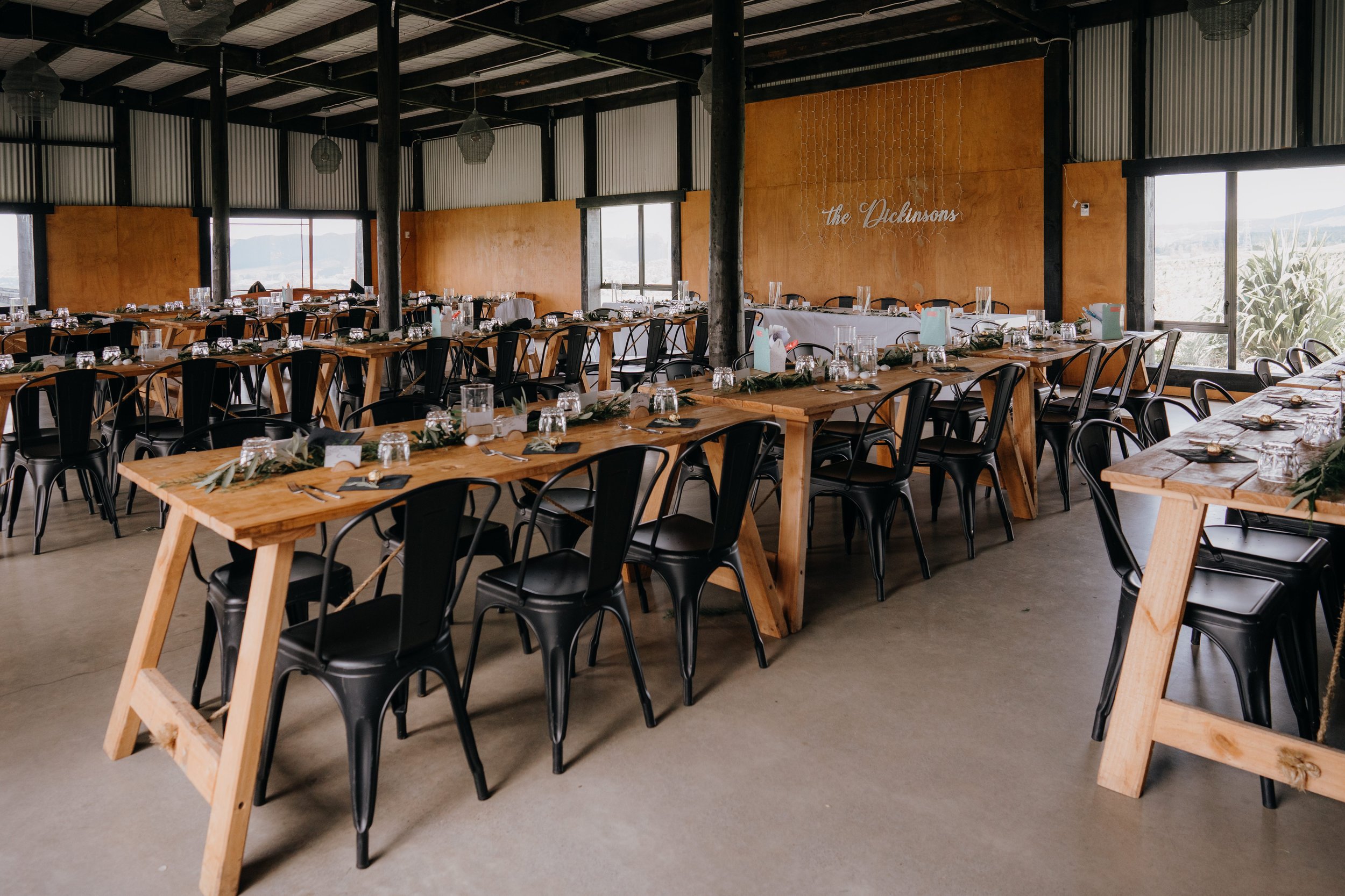  Inside the barn at Tironui Wedding Venue Rotorua 