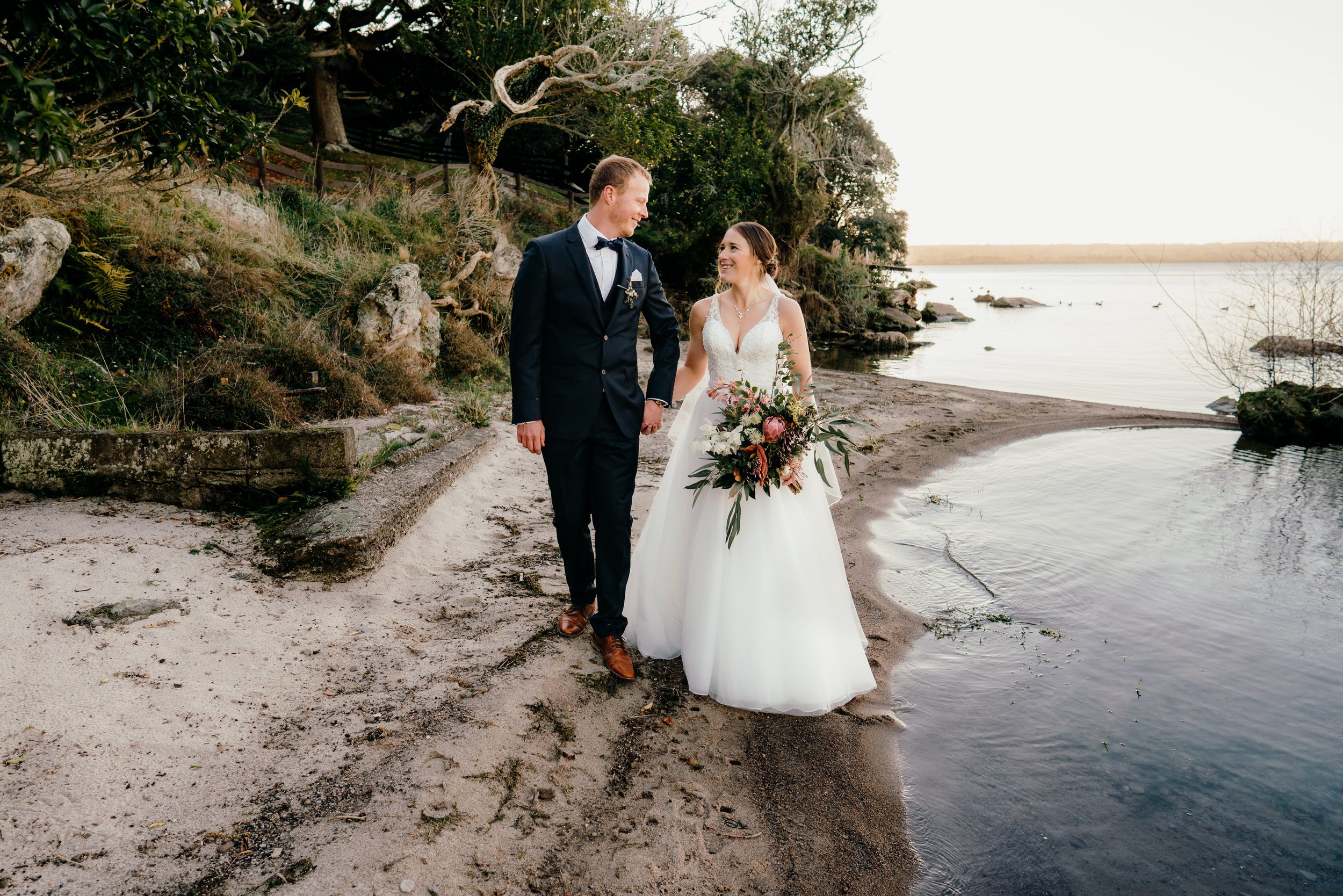  On the Point Lake Rotorua Wedding 