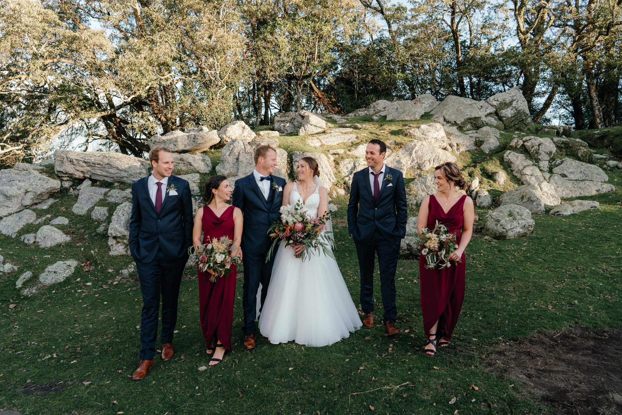  Bridal Party at On the Point Lake Rotorua 