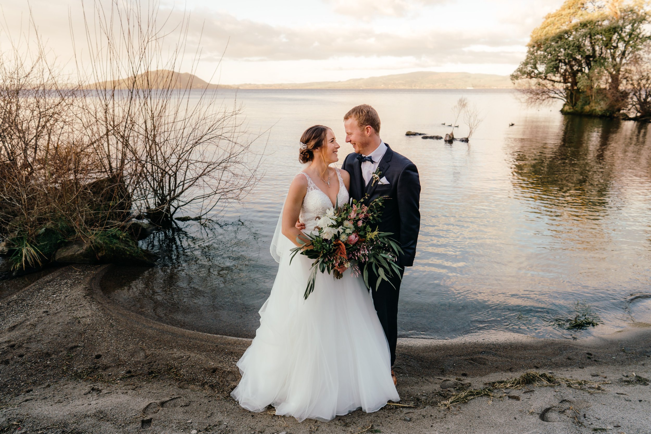  On the Point Lake Rotorua Wedding 
