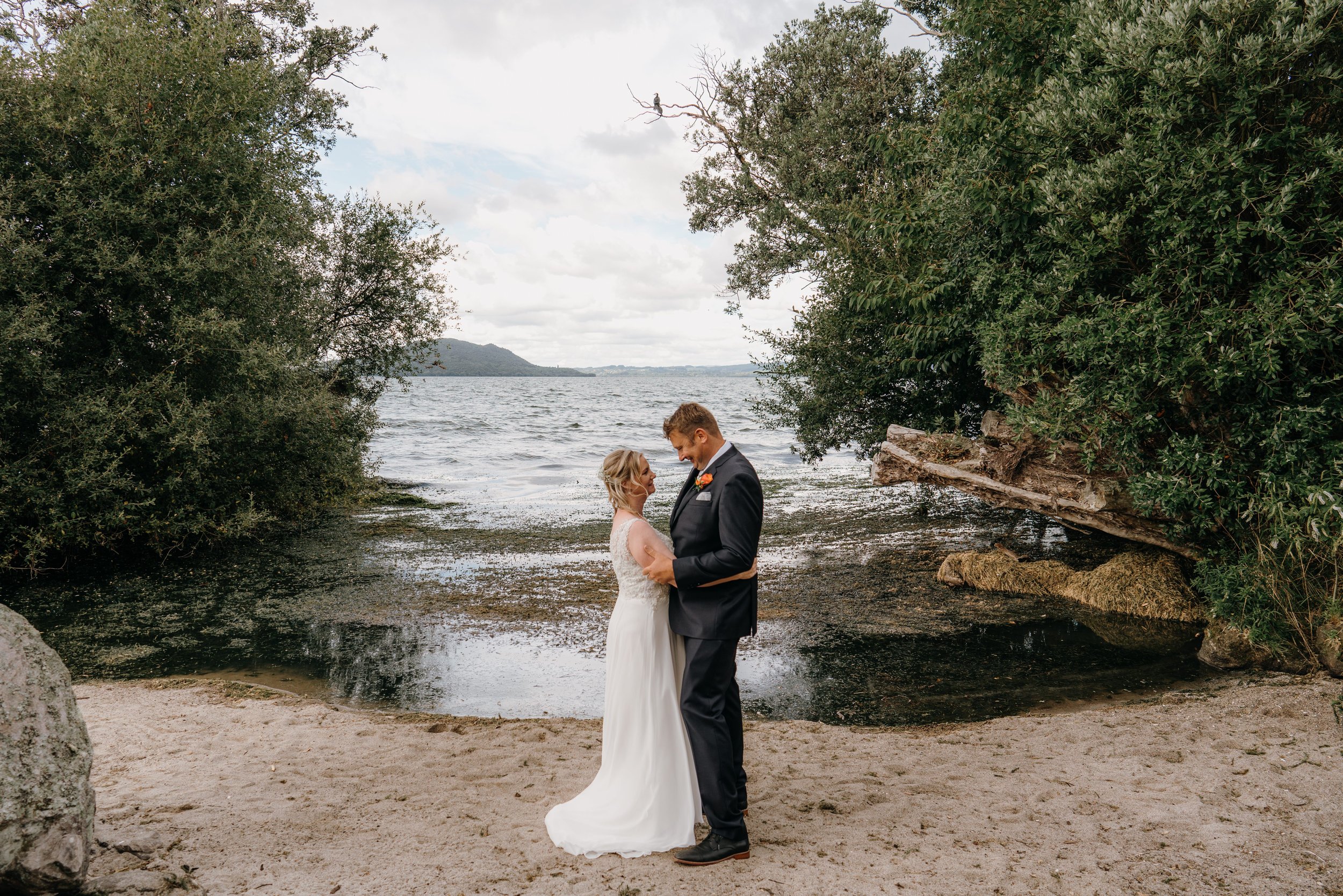  On the Point Lake Rotorua Wedding 