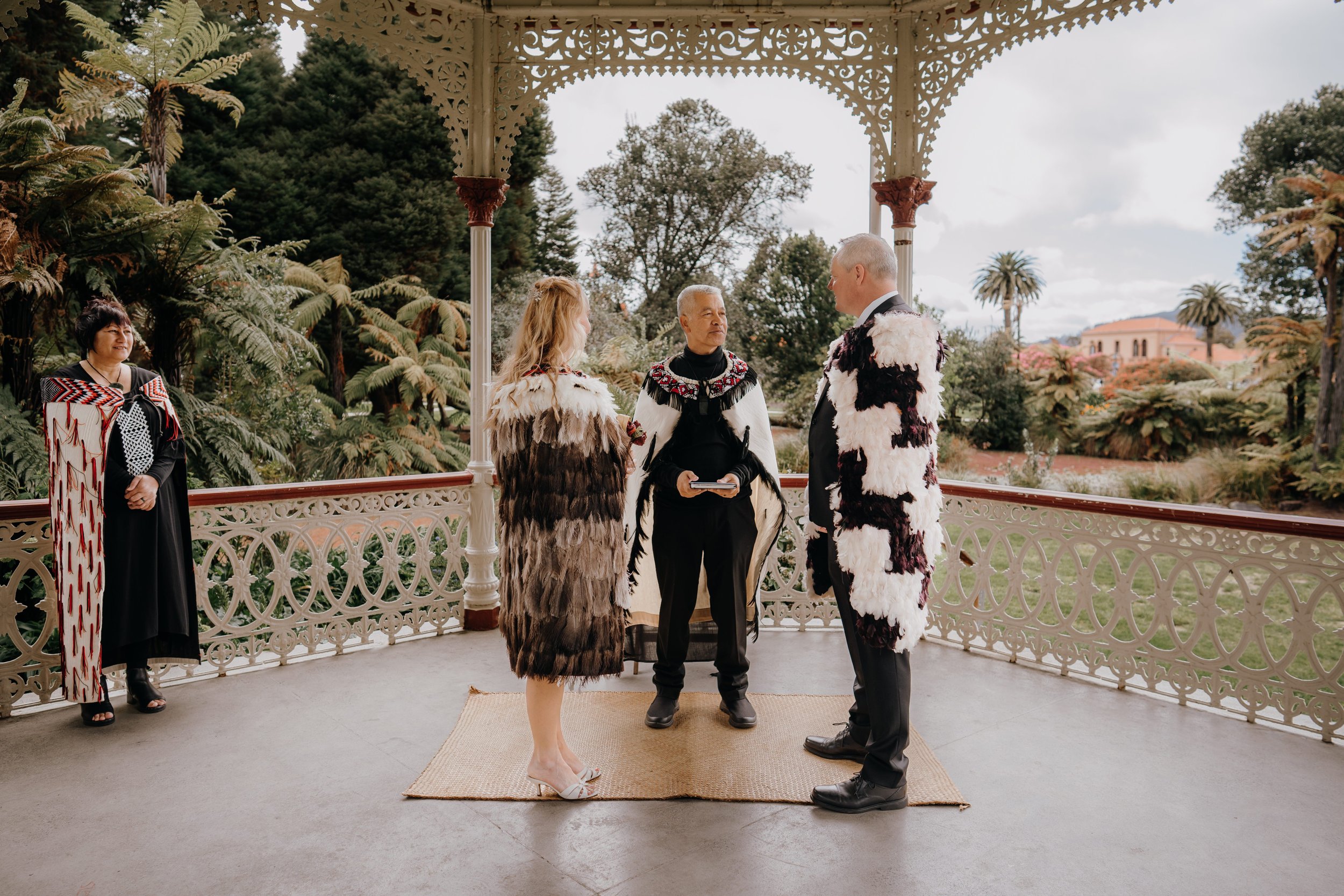  Maori Wedding Ceremony at The Band Rotunda in the Government Gardens Rotorua 