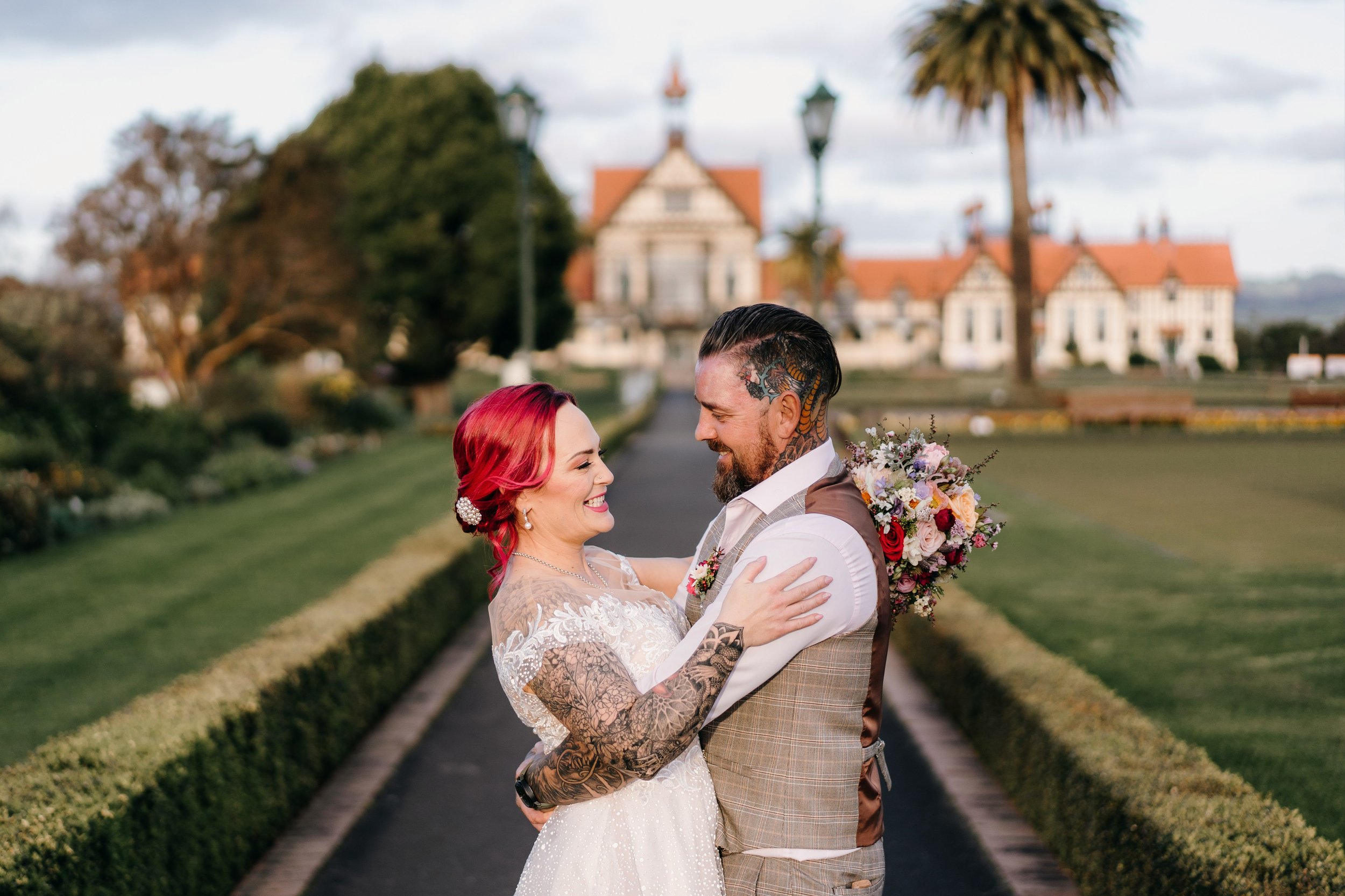  Wedding Rotorua Museum at the Government Gardens 