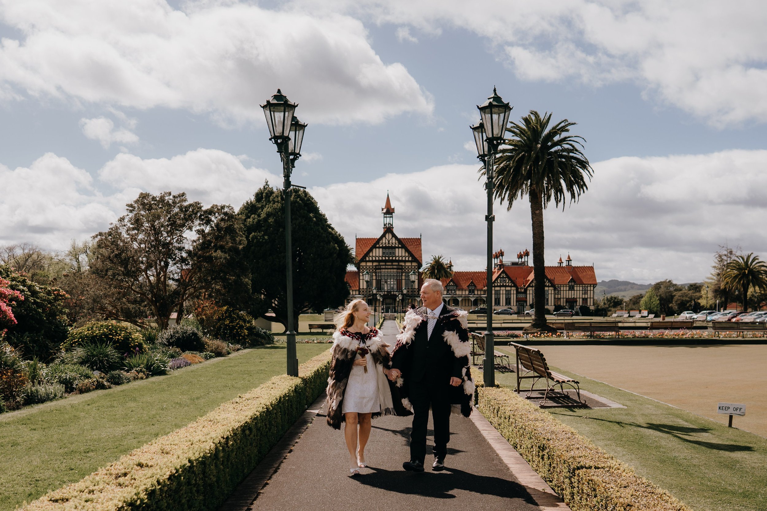  Wedding Rotorua Museum at the Government Gardens 