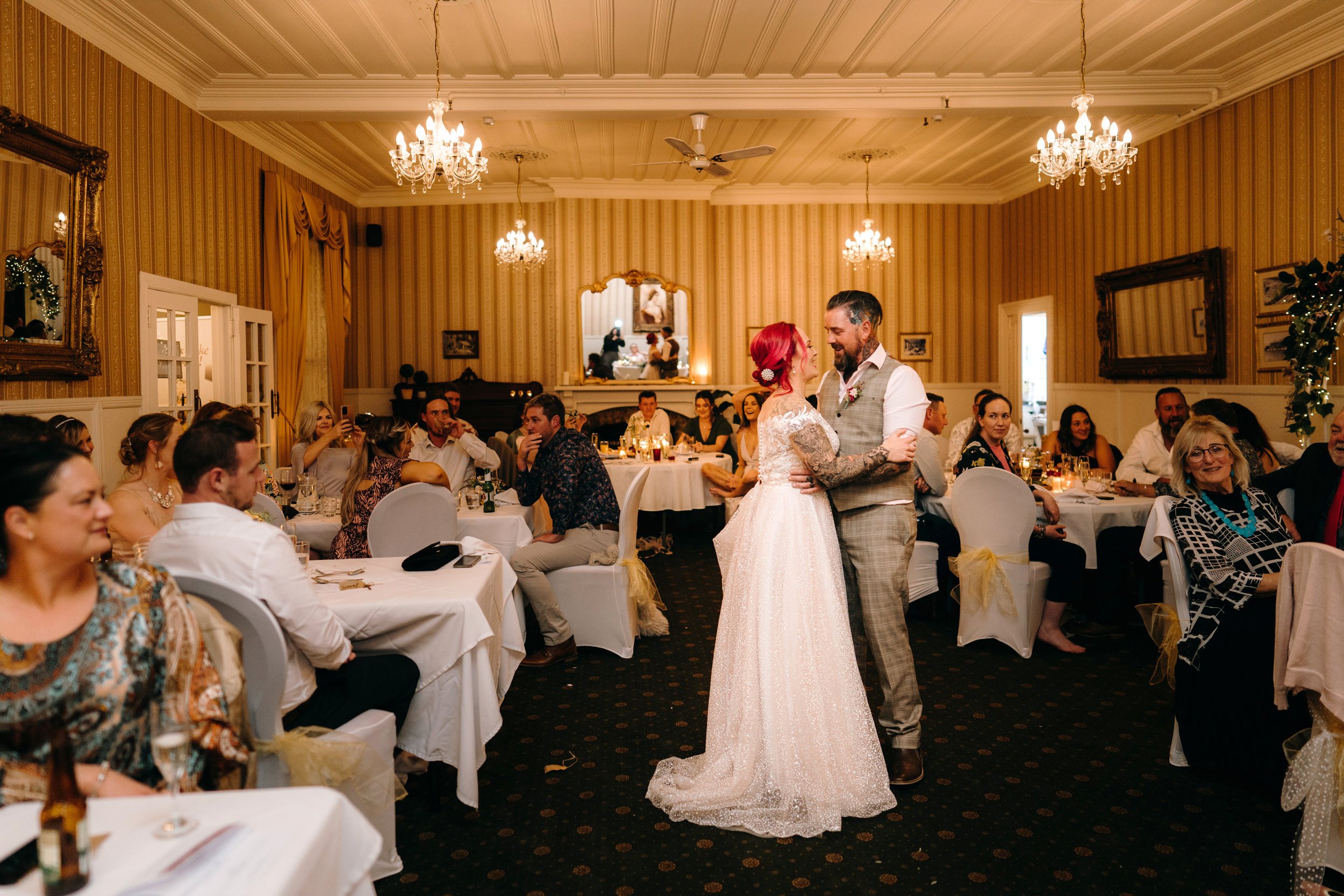  Couple dancing at their Wedding at Prince Gate Rotorua 