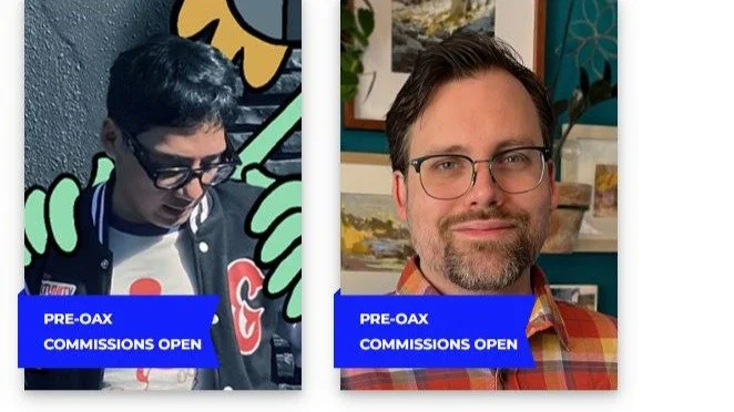 Here is the latest line-up for OAX! (Part 2)(Original Art Expo) It is an awesome group and one heck of a way to start the year! A lot of these great talents have pre-con commission lists open! Check out the OAX website for details on that. We are alr