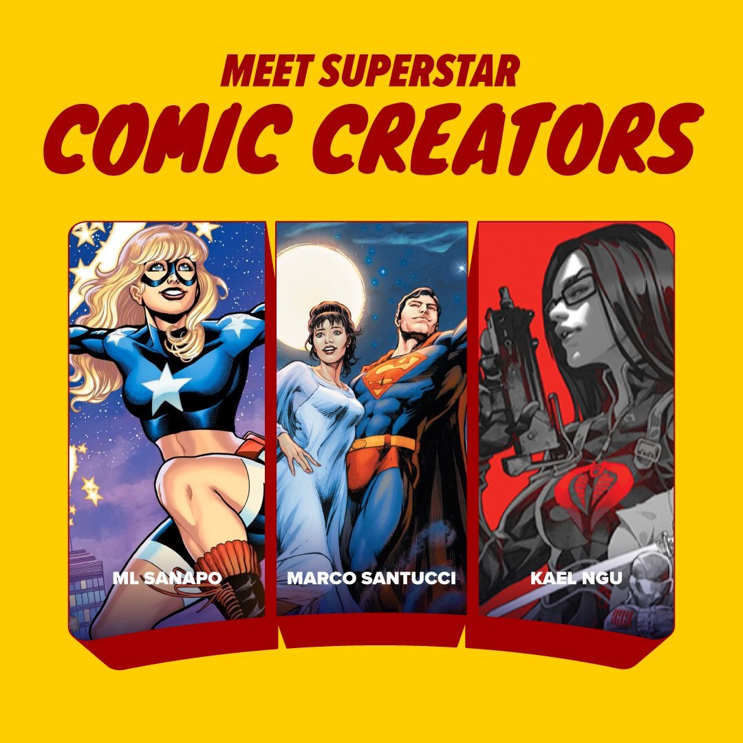 Let's all tuck in for the night with some great comic book guest announcements at MegaCon! More great guest announcements coming your way soon! The mail-in submission deadline is: 3/16/26! Hit us up with any inquires! The hits keep coming from Orland