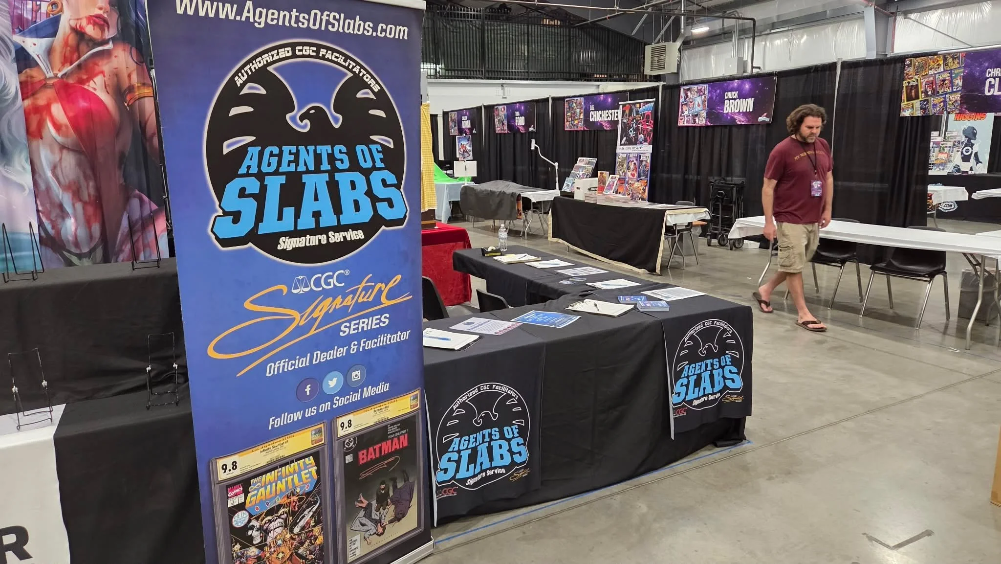 The calm before the storm! Day one rocked at GalaxyCon Nashville! We can't wait to see what cool books all the Slab Fans bring us! This con is hotter than Nashville Hot Chicken and that is saying something!
#igcomicfamily
#cgccomics
#comiccon
#comica