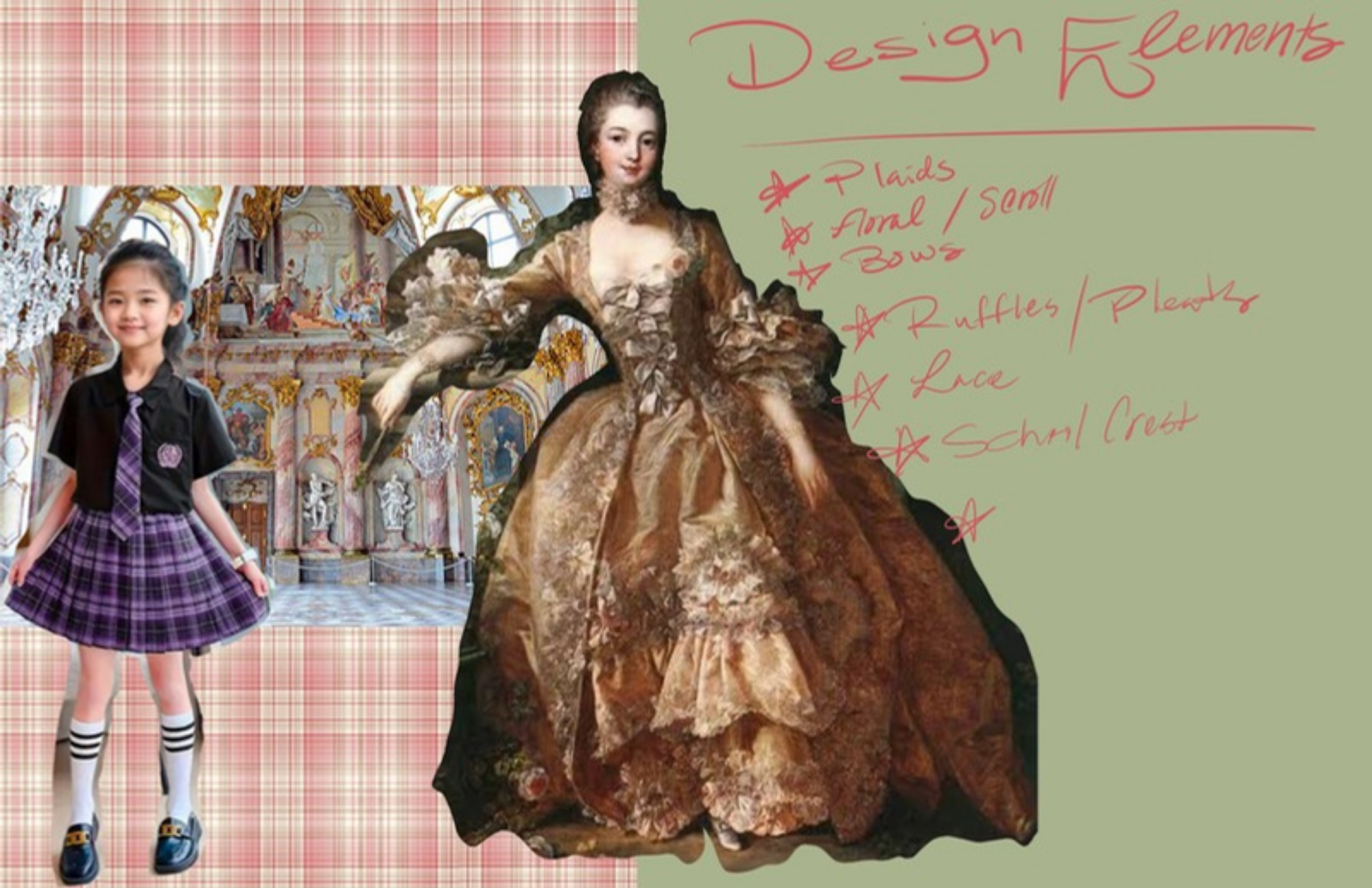 Pompadour Preparatory - Design Elements.png