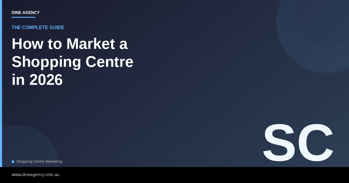 How to Market a Shopping Centre in 2026: The Complete Guide