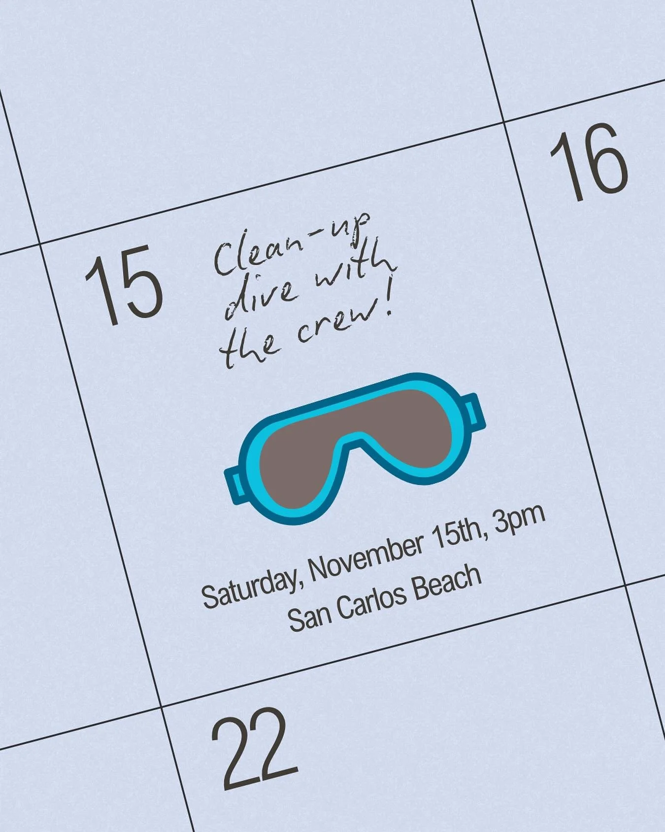 Save the date! Our next clean-up dive is on the books. You know you&rsquo;re gonna dive anyway&hellip; so join us!

More details to come.

#cleanupdive #diveagainstdebris #montereyexpeditions #divemonterey #divecalifornia #kelpforest
