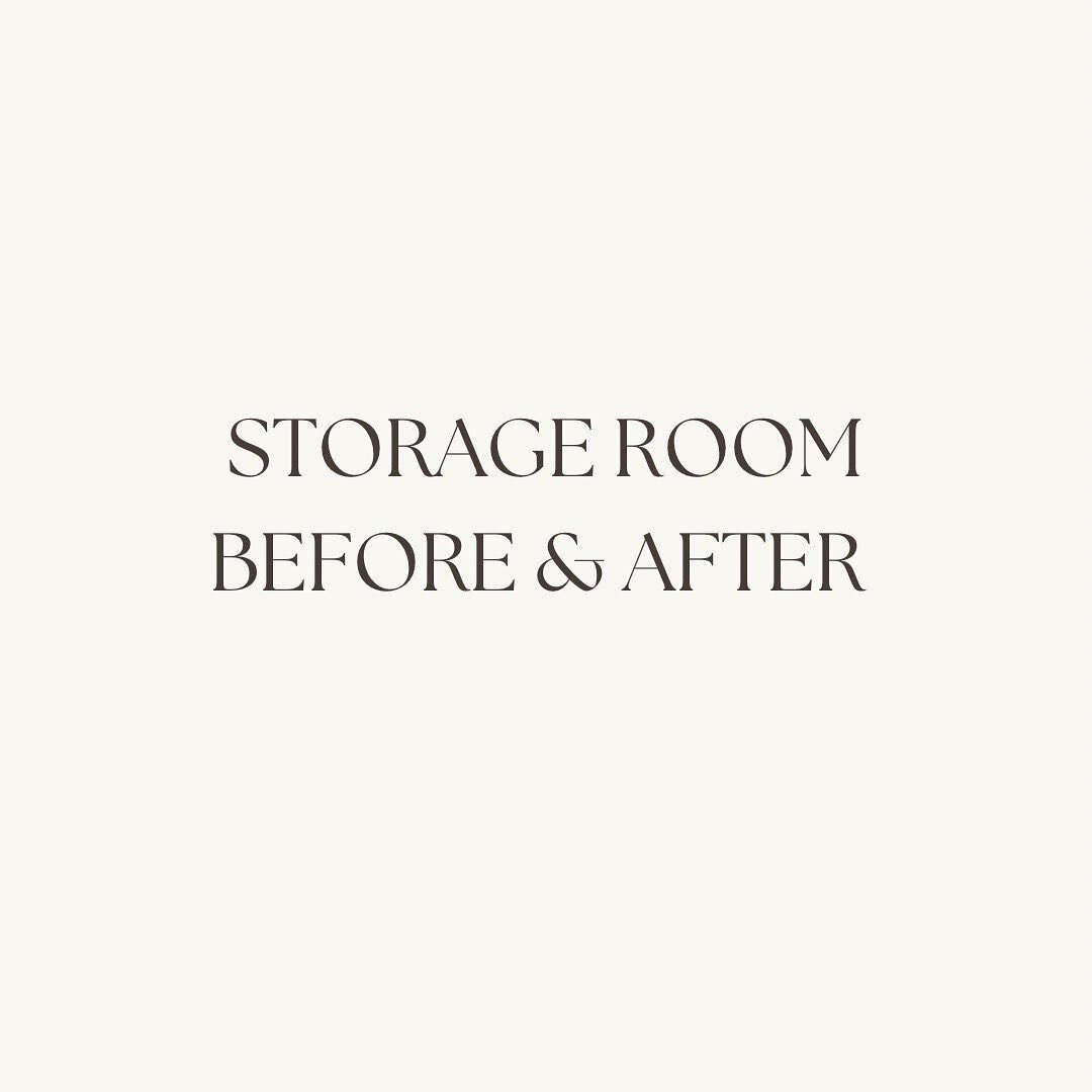 Good morning 😀

Hope you had a fabulous Mothers Day weekend!! 

My clients storage room had become a dumping ground for everything and was not functioning anymore as an efficient and much needed storage for this busy family. We pulled everything out