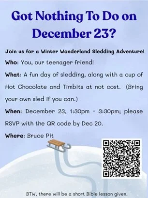 Youth Sledding Event