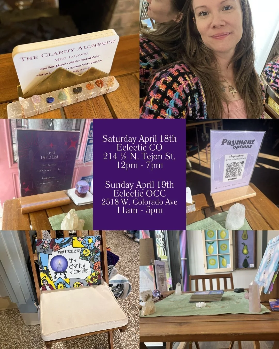 Pop in this weekend and let me read your cards! Finally learn what messages your guides have for you! #tarotcardreadersofinstagram #oraclecardreadersofinstagram #divineguidance #yougotthis #igotyou