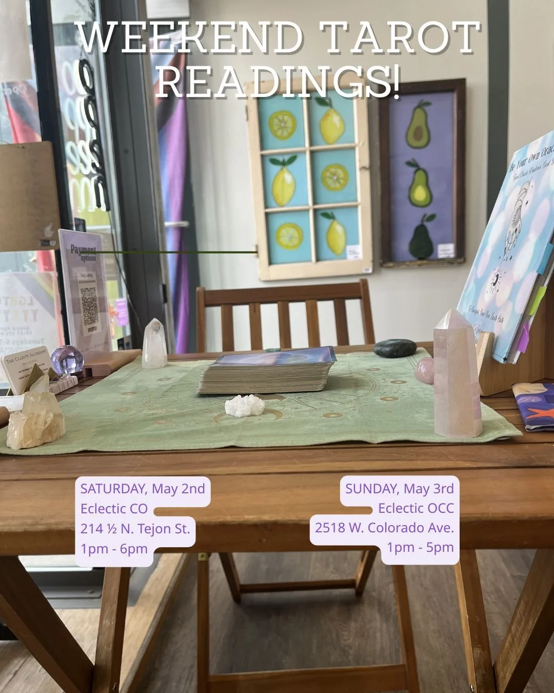 Have you been haunted by the past? Join me this weekend for some Tarot readings, and let's figure it out! #tarotcardreadersofinstagram
#oraclecardreadersofinstagram 
#yourpathmadeclear
#spiritualgrowth
#divineguidance
#followyourlight
#trysomethingne
