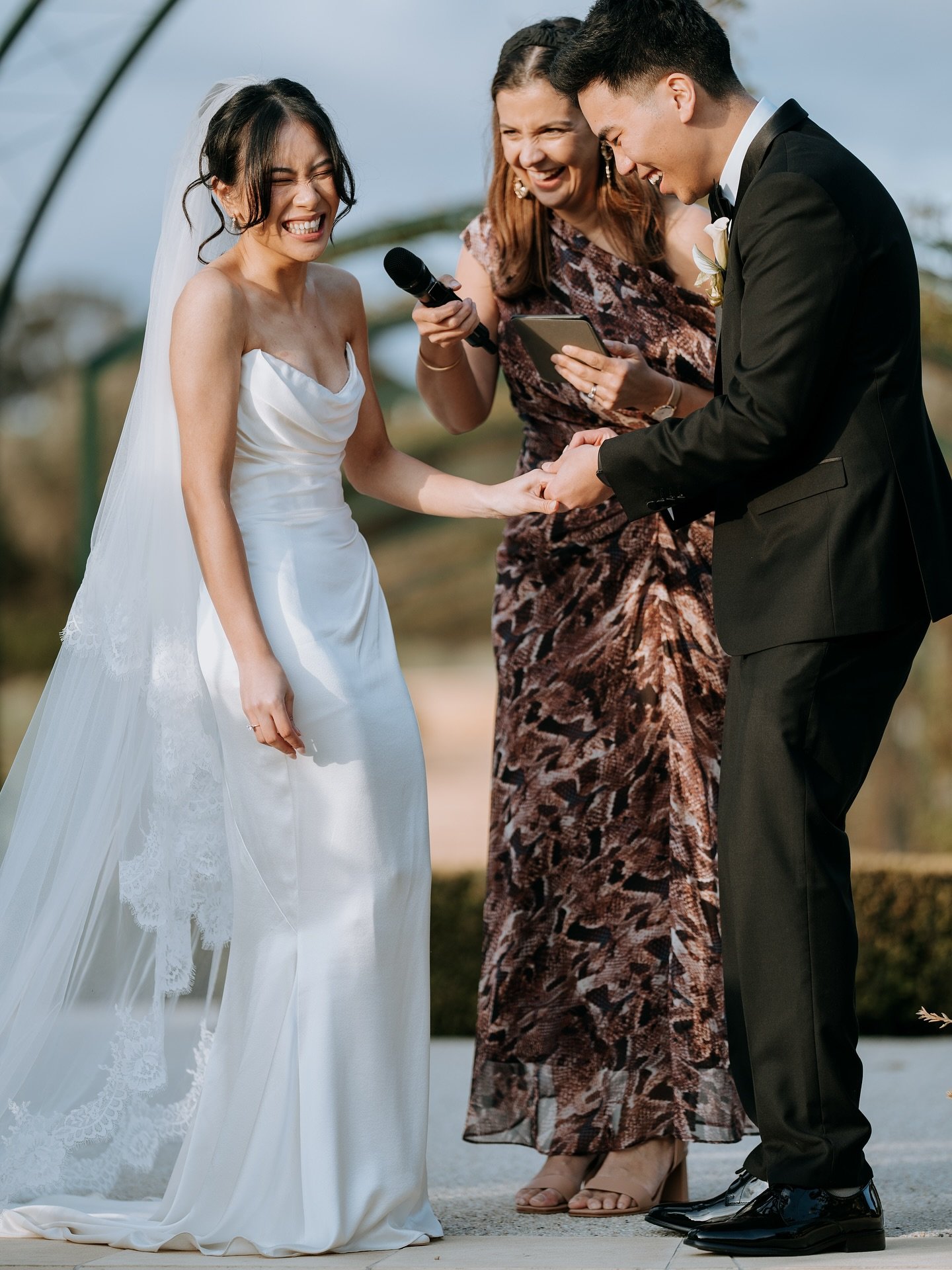 This is your reminder that the ceremony doesn&rsquo;t need to be something you endure before the party starts.

The ceremony is the fun part when it sounds like you, feels like you, and lets you be exactly yourselves.

Monica and Richard did just tha