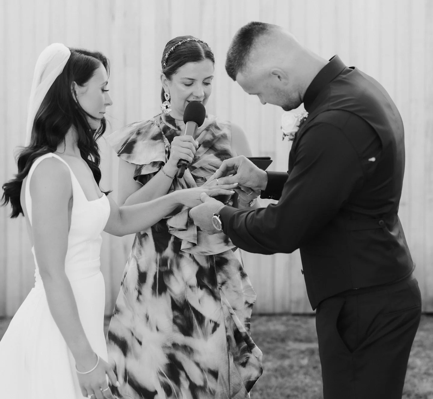 Wedding traditions are what you make them. 

At Zarli and Matt&rsquo;s ceremony, only Zarli chose to wear a ring, but that didn&rsquo;t make their exchange any less special. 

Instead, we focused on the meaning behind the moment: commitment, promises