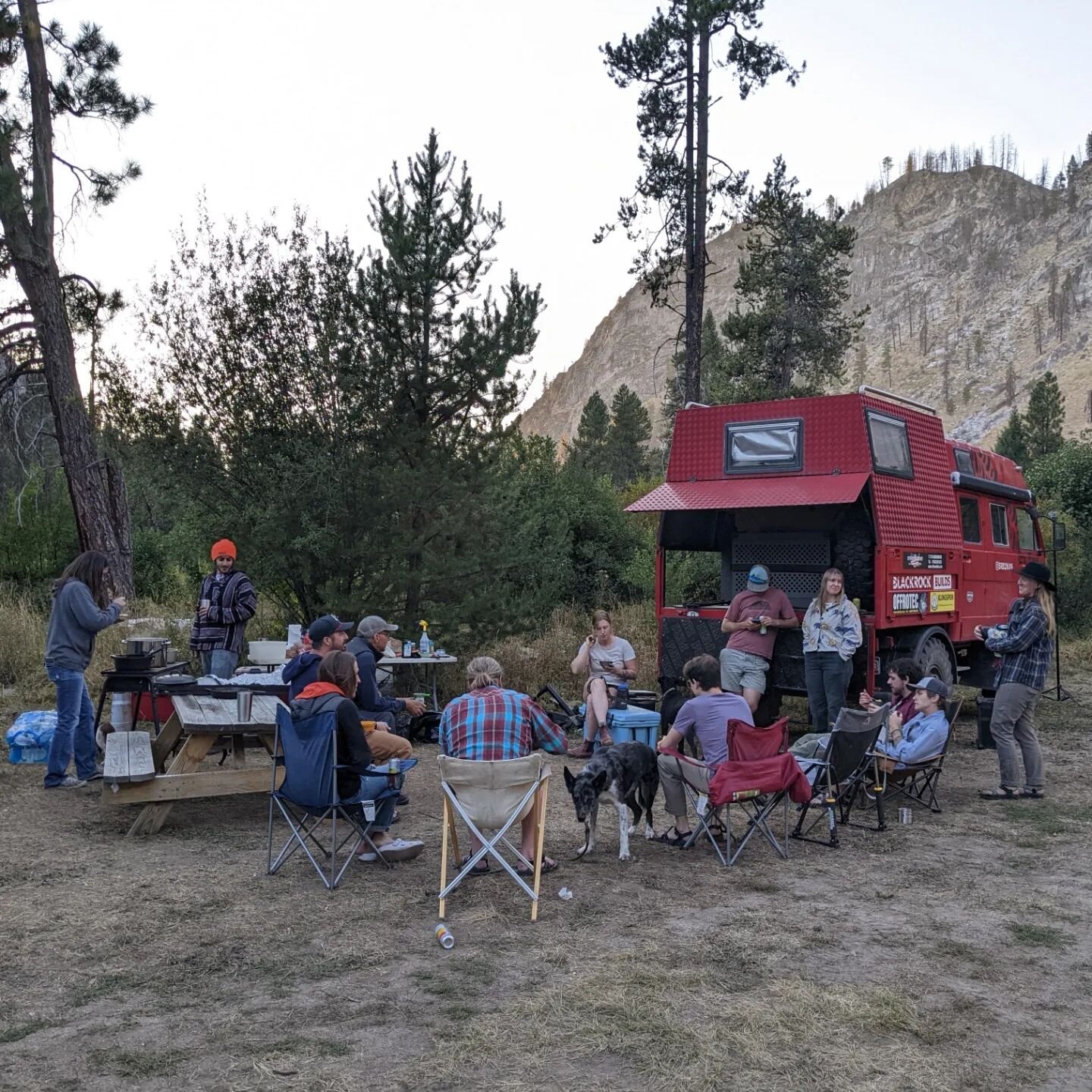 Lugnut and the G90s first camping trip to @vanquinox.idaho in the sawtooth mountains. @jeffreydavidcrosby and @spudmother_band completed the vibe and I met a ton of awesome new friends. Stay tuned for more events next year.