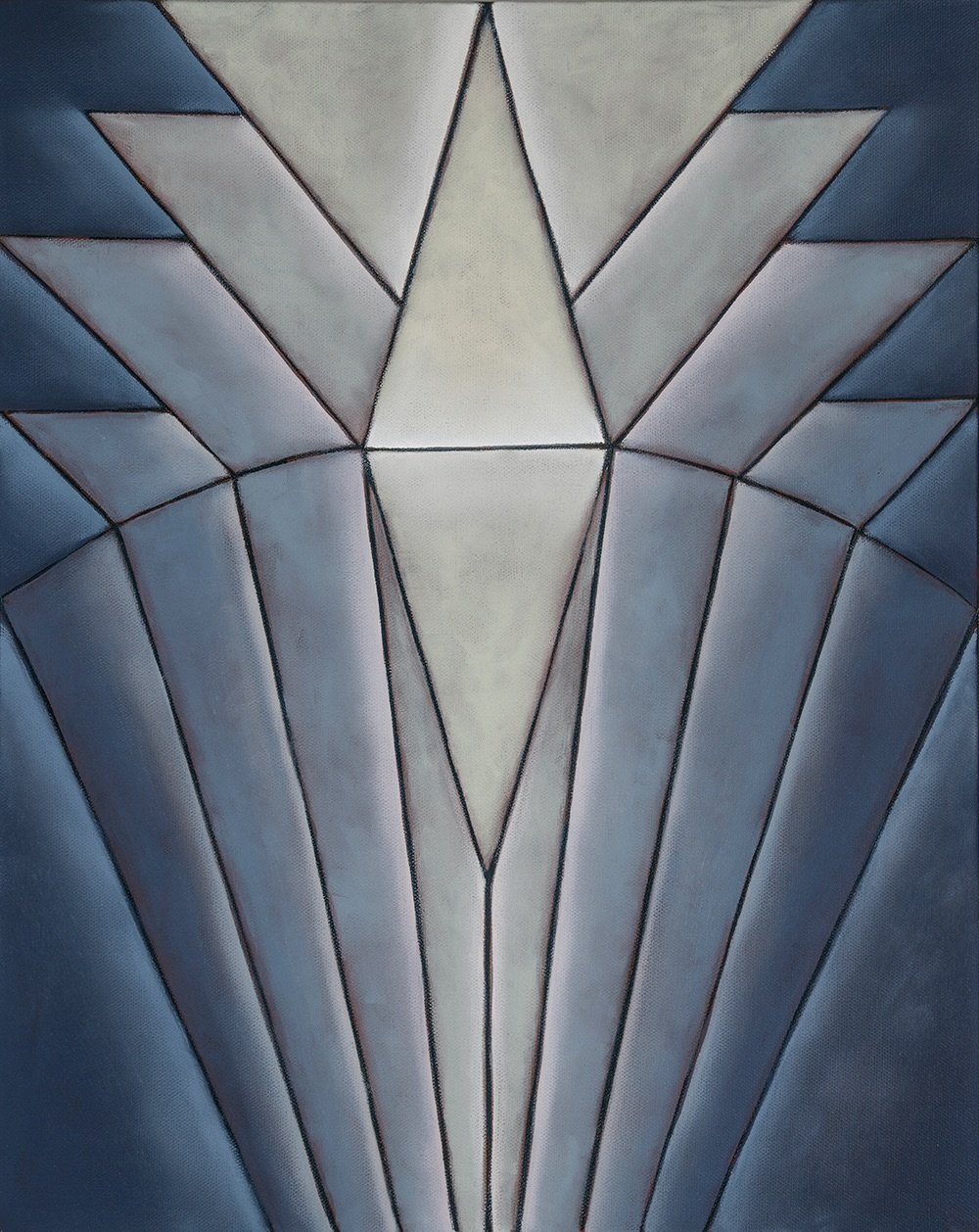 "Emergence 1" oil painting on canvas by Janel Garza