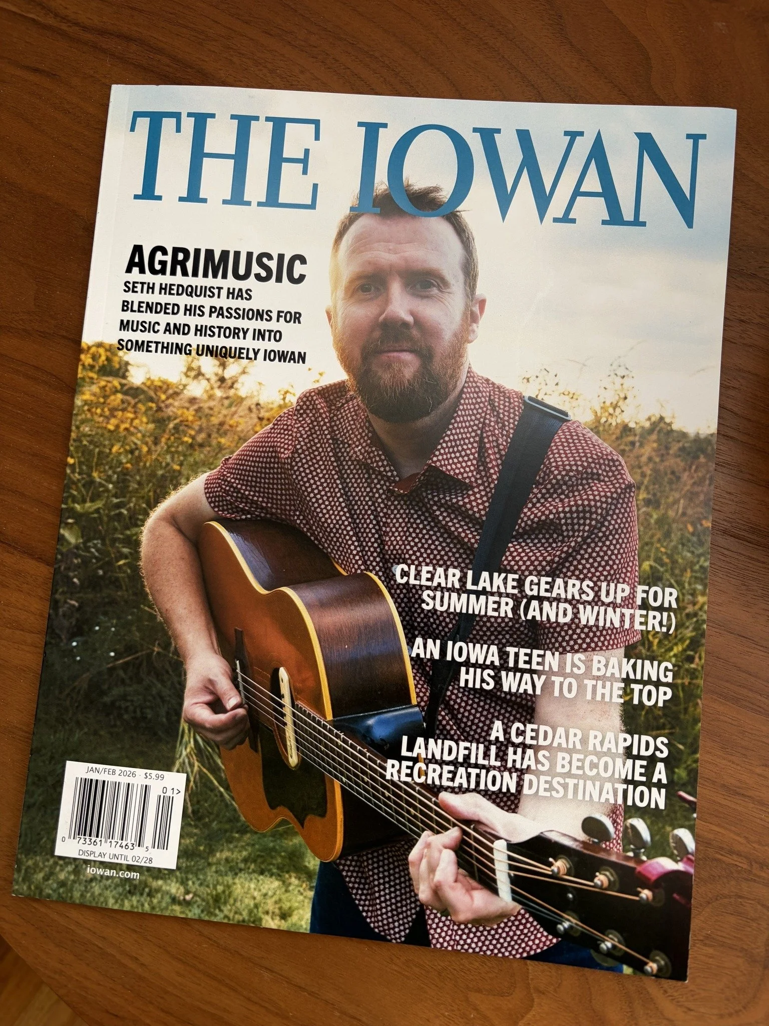 CONCERT - Seth Hedquist presents "Agrimusic", a history in song