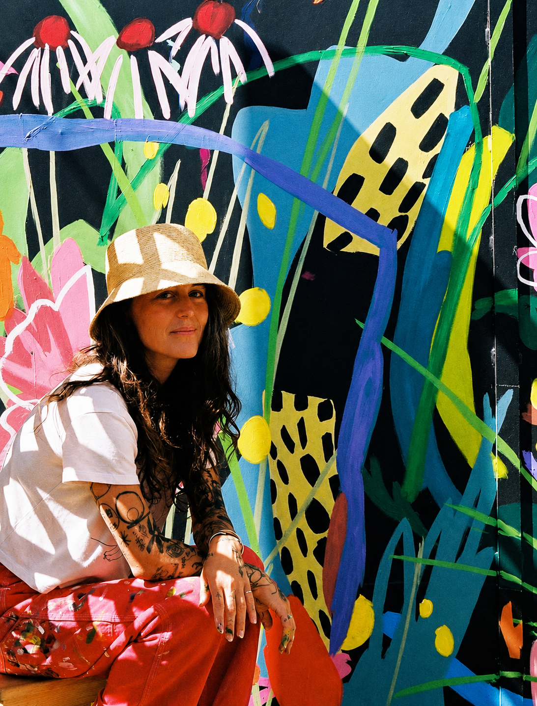 ARTIST VISIT - Ashley Mary Mural