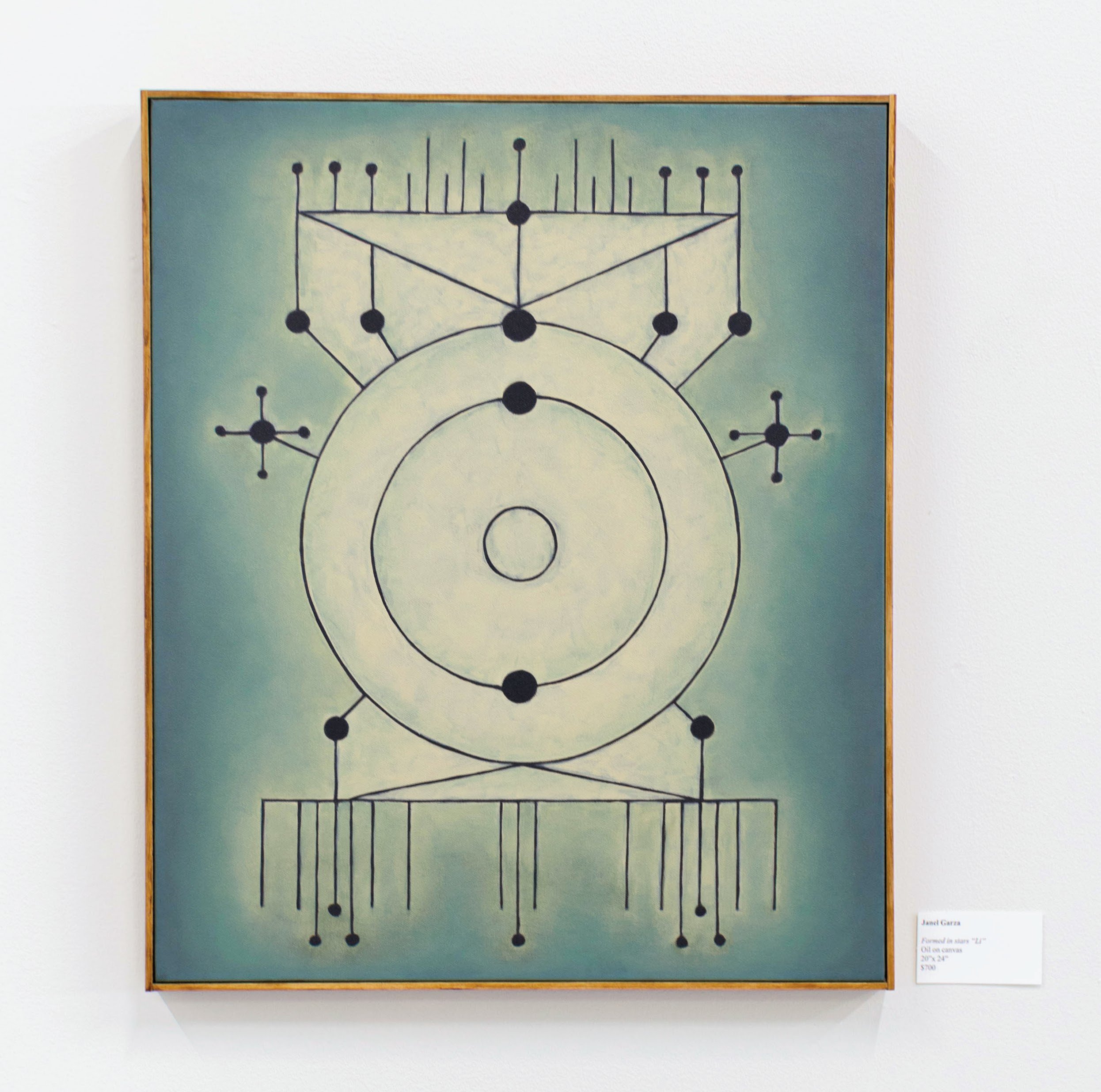 "Formed in Stars - 'Li'" oil painting on canvas by Janel Garza