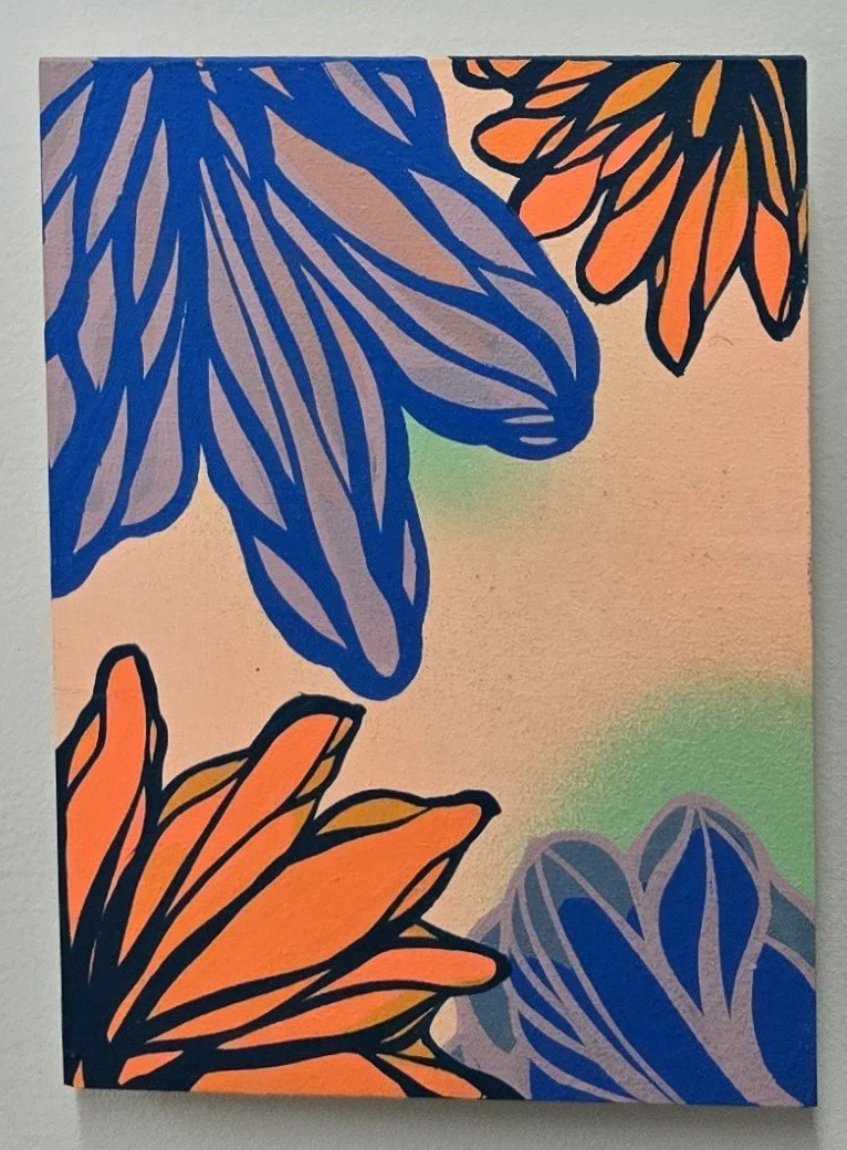 PAINTING - "Micro Work Study #8" original acrylic on birch by Daniel "Attaboy" Seifert