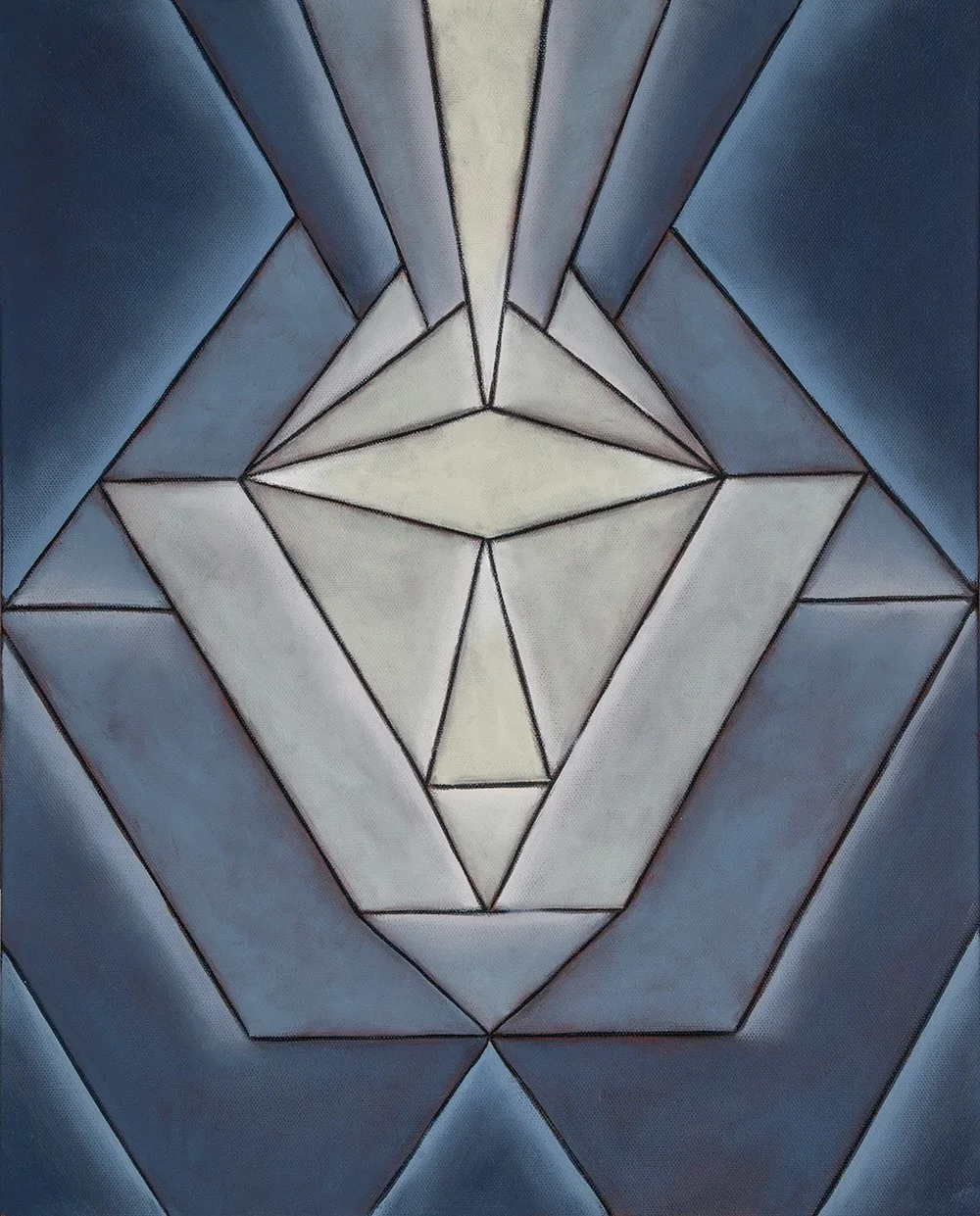 "Emergence 3" oil painting on canvas by Janel Garza
