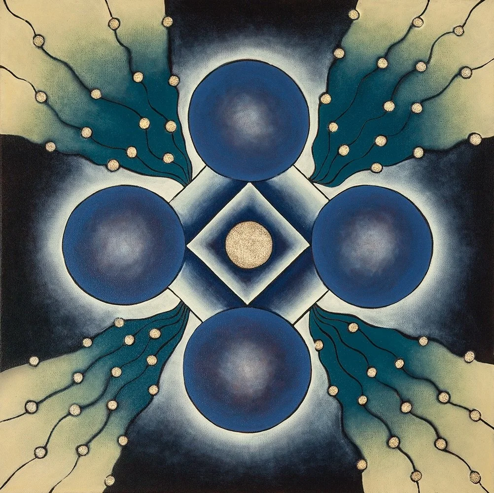 "Stability" oil painting on canvas by Janel Garza