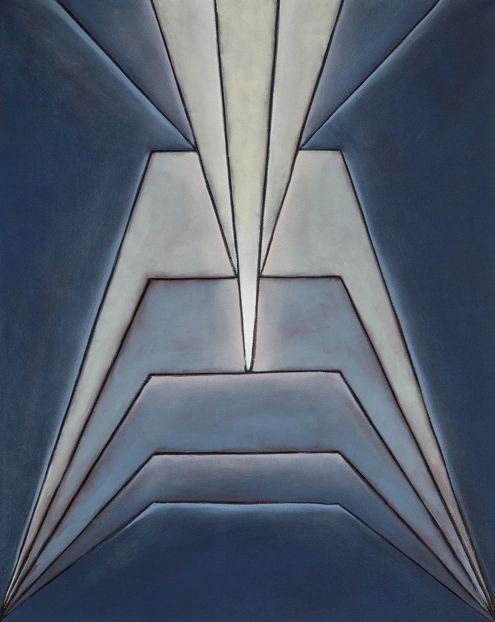 "Emergence 2" oil painting on canvas by Janel Garza