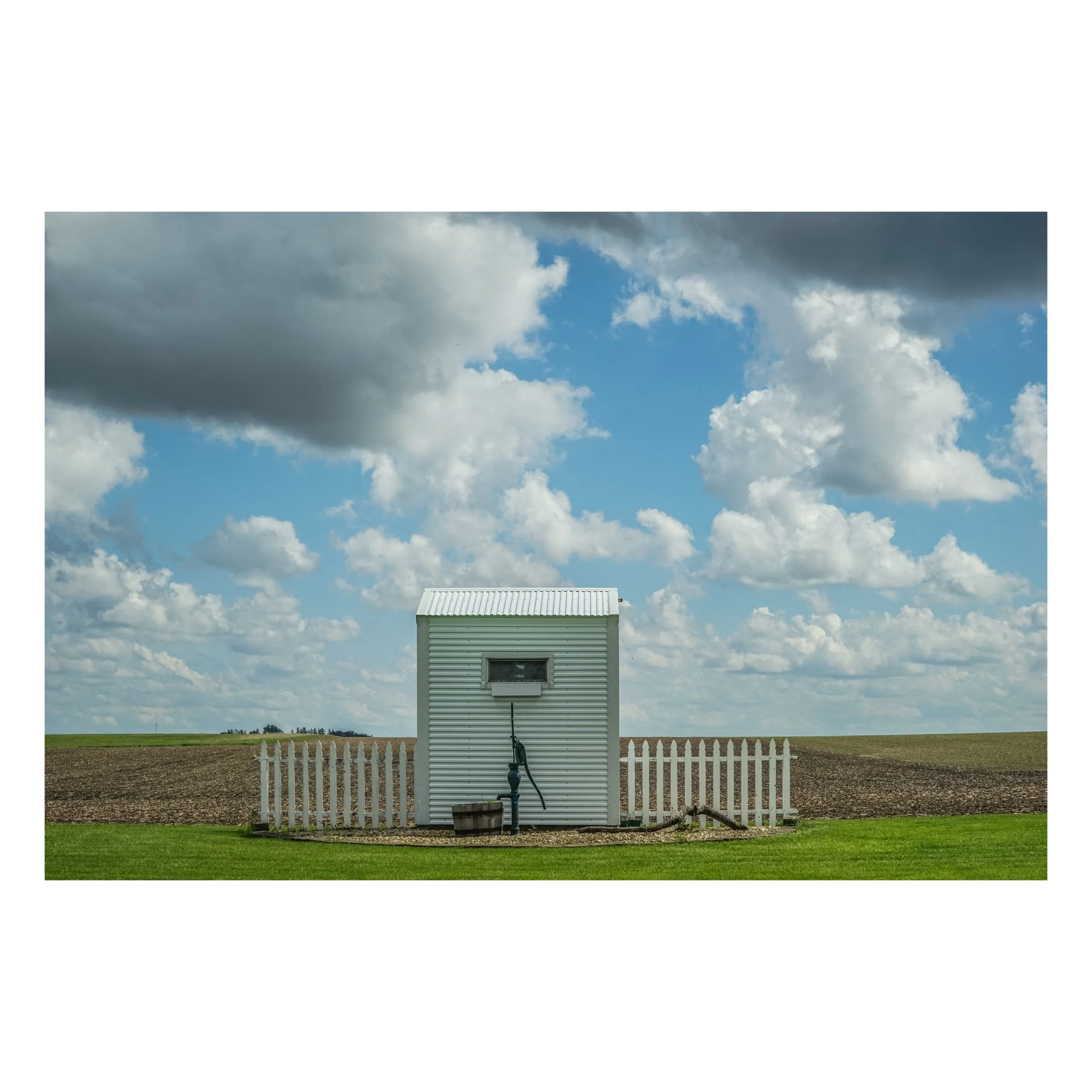 PRINT - BECOMING: America at 250, "Near Stacyville, Iowa 2015" photograph by Dennis Church, signed 1/1