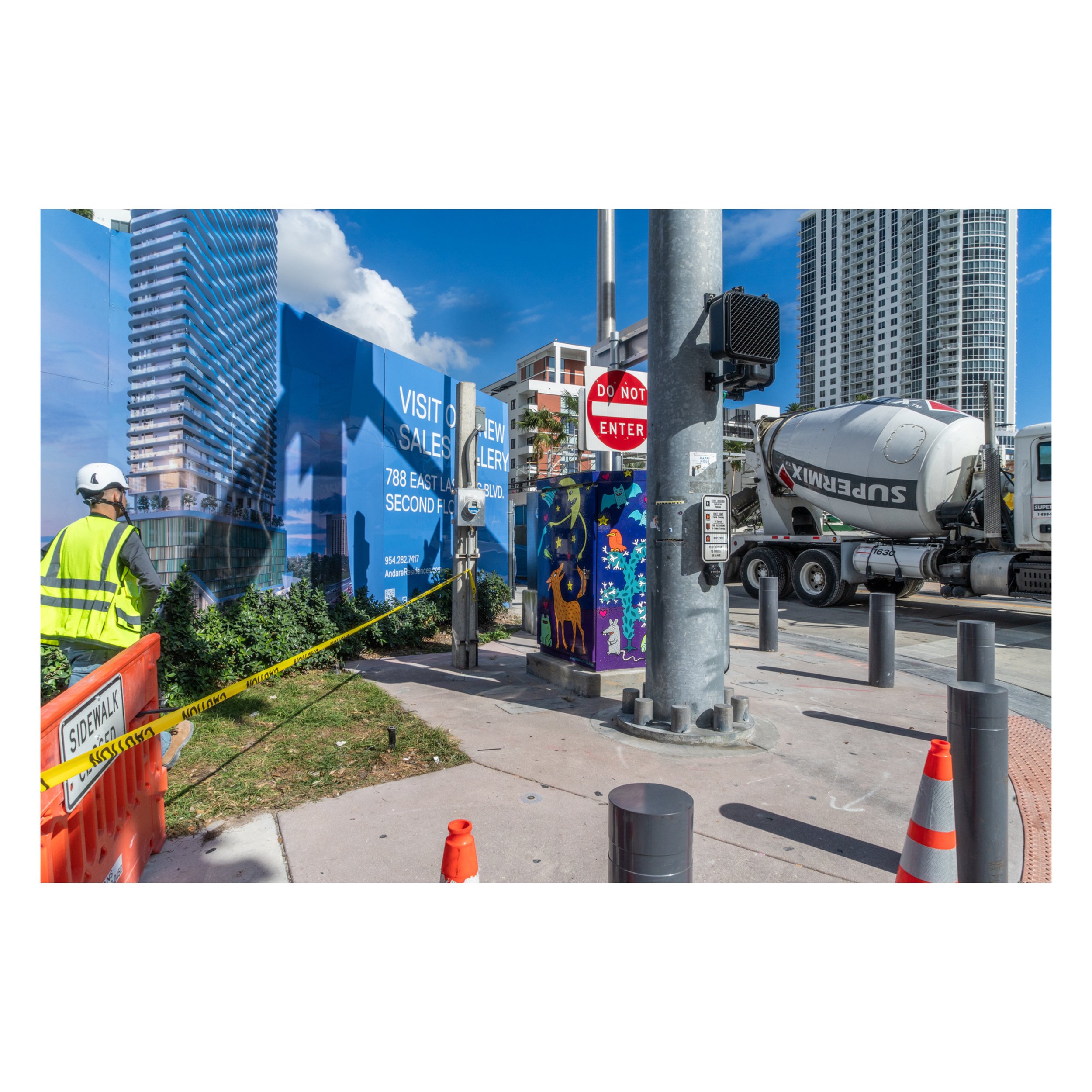 PRINT - BECOMING: America at 250, "Fort Lauderdale, Florida 2026" photograph by Dennis Church, signed 1/1