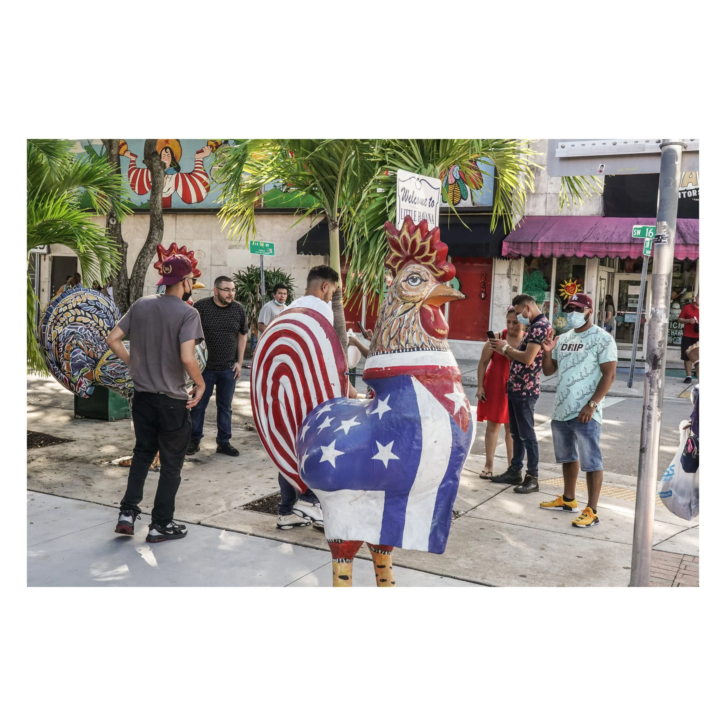 PRINT - BECOMING: America at 250, "Little Havana, Miami, Florida 2020" photograph by Dennis Church, signed 1/1