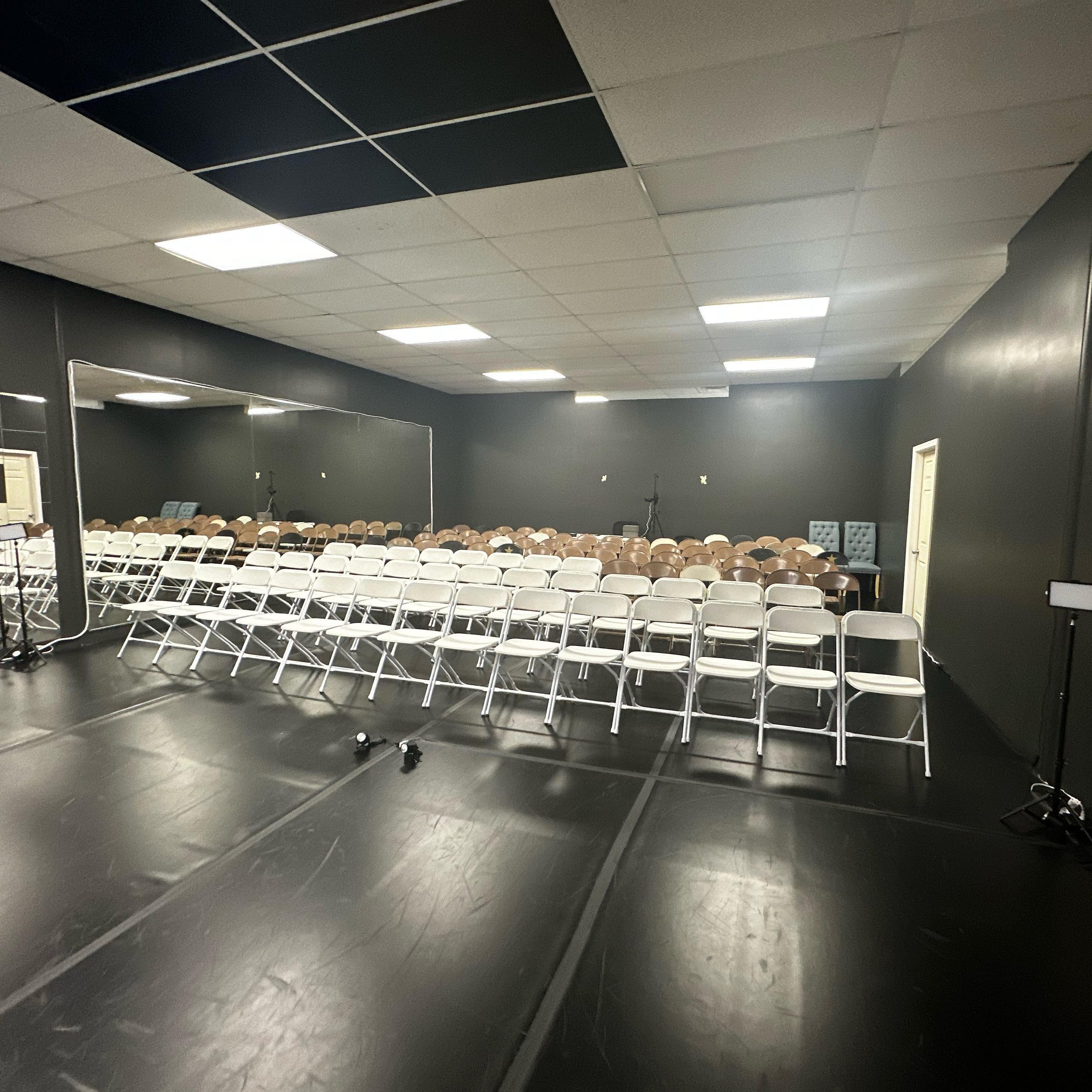Tomorrow is Alessi Dance Factory&rsquo;s first annual recital! We transformed Studio 3 into a performance room where we will be holding our recital. We are so excited to be able to have over 100 people come in person plus many many more joining us vi