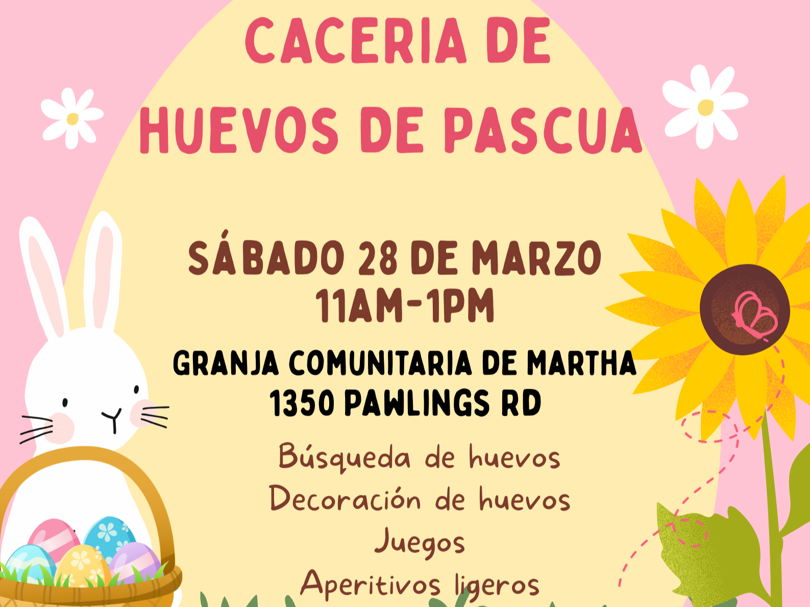 Caceria De Huevos De Pascual De Martha De 2026