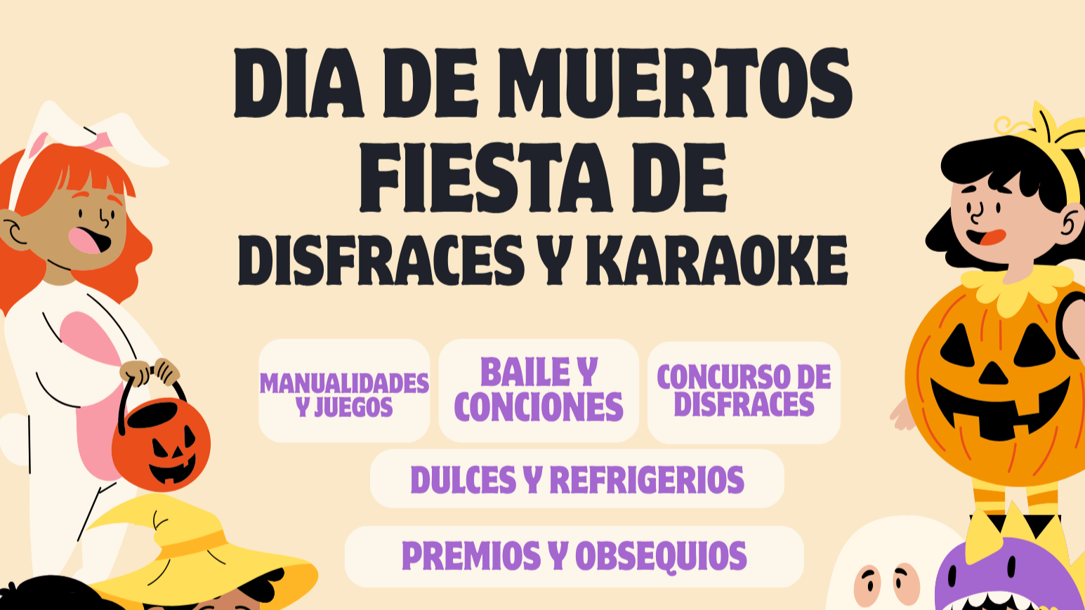 Dia De Muertos Fiesta De Disfraces y Karaoke