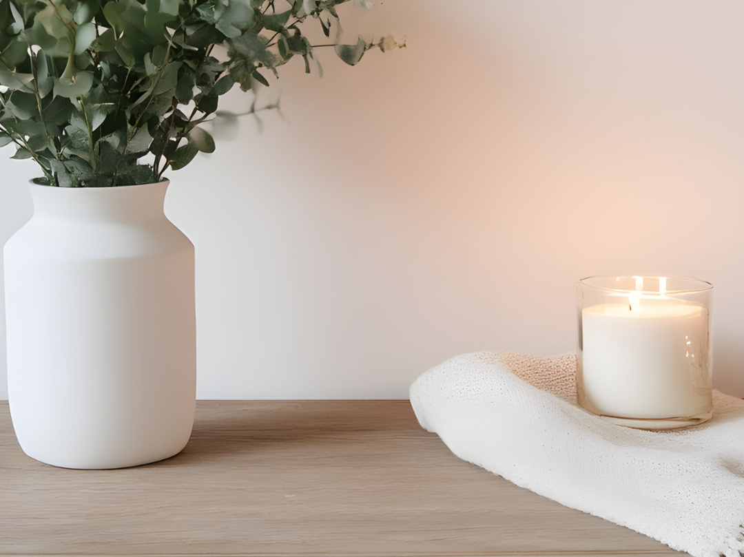 geurkaars en ontspanning