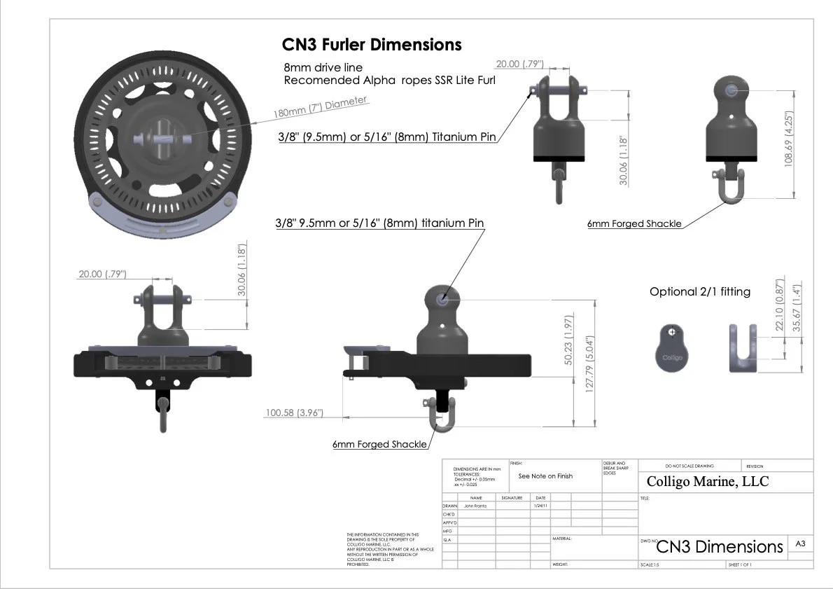 Extralight Code 0 and Luff Line Furler — Colligo Marine