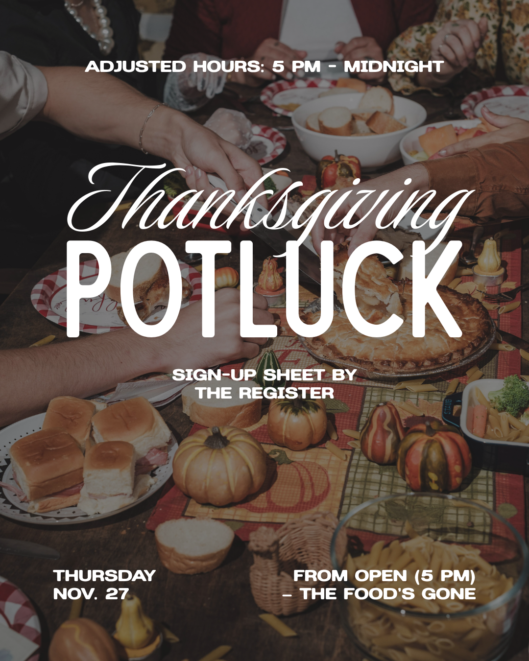 Thanksgiving Potluck