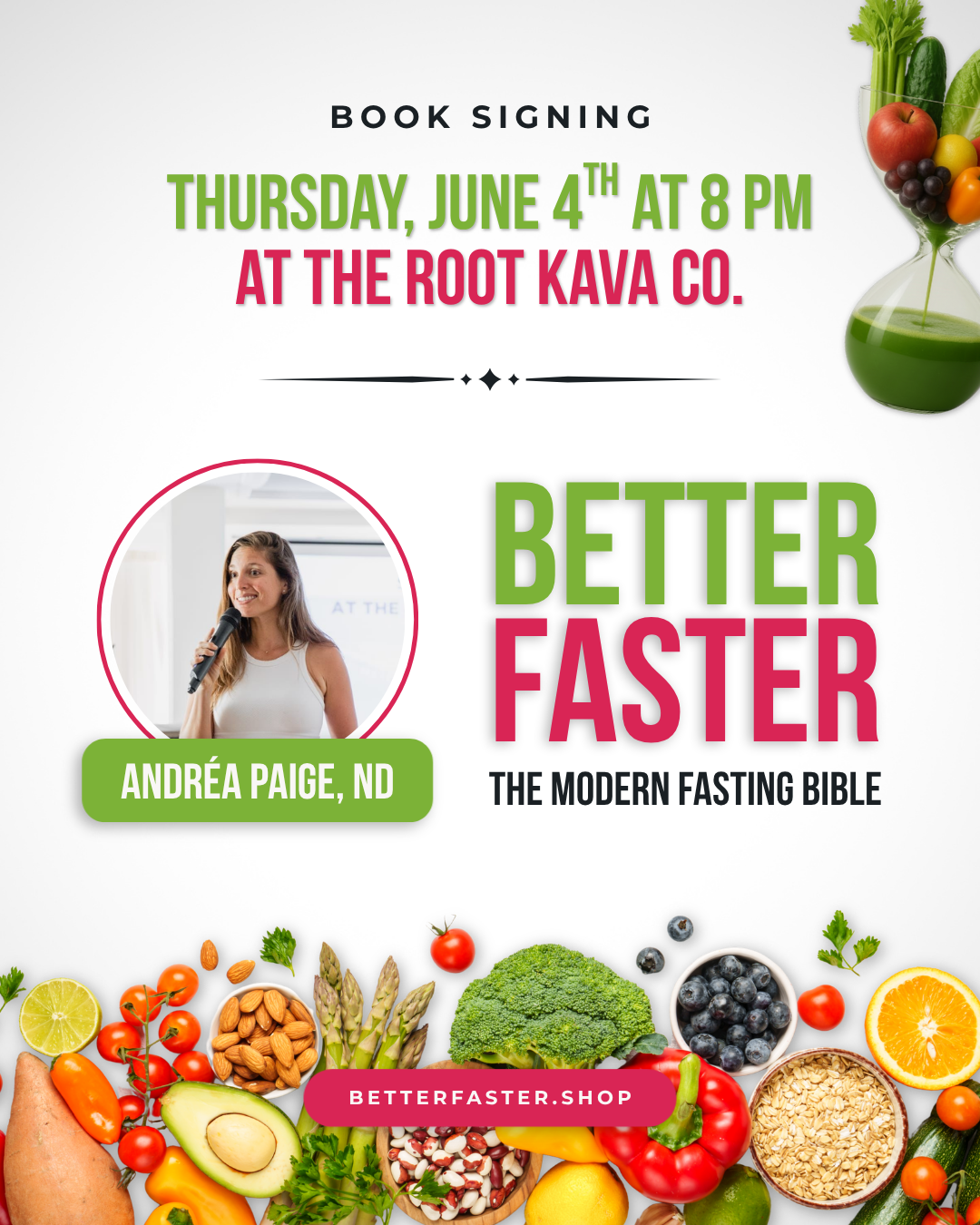 Book Signing: Better Faster by Andréa Paige