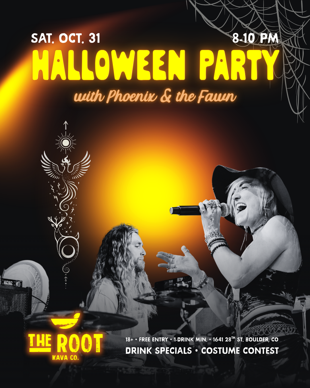 Halloween Party with Phoenix & The Fawn