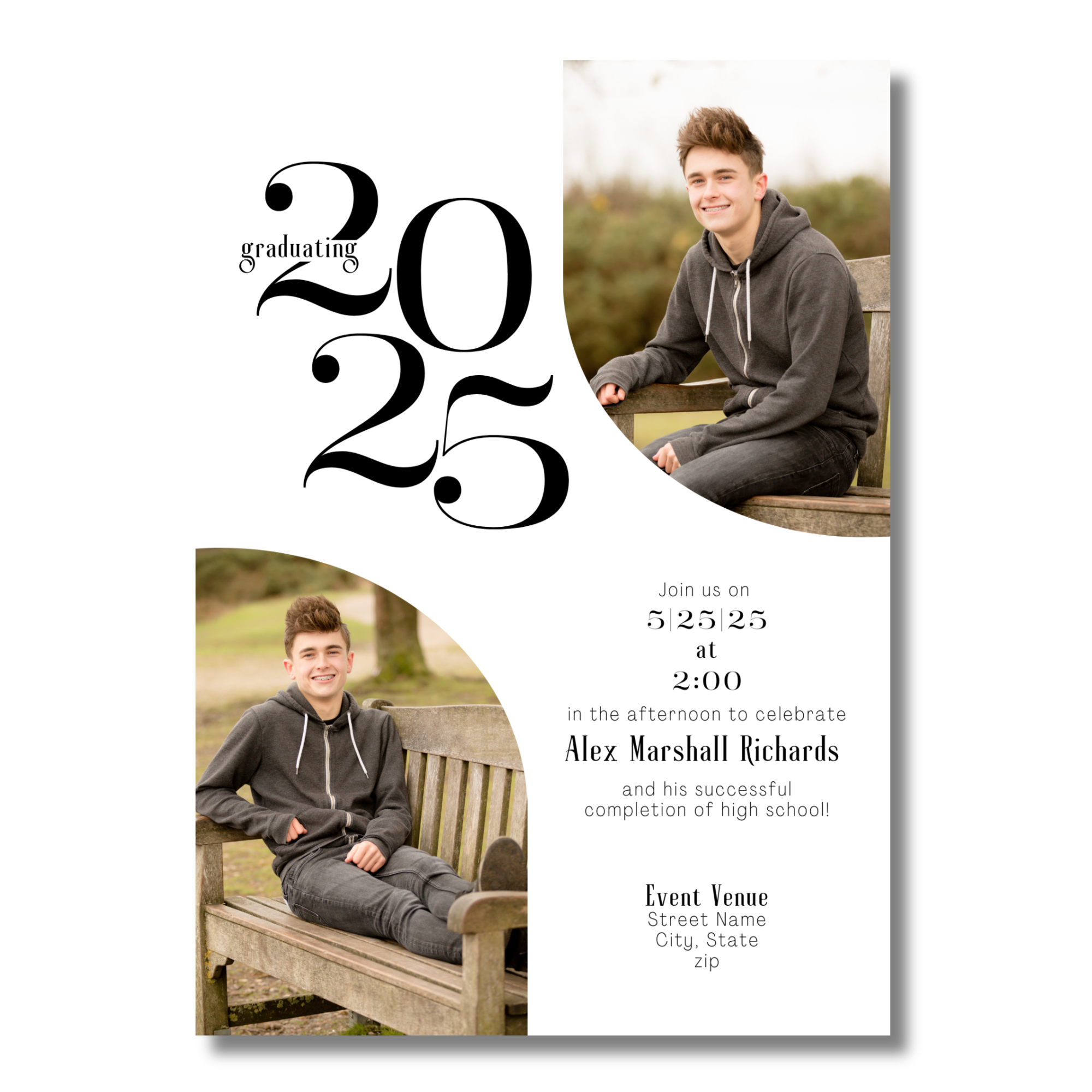 Basic Grad Card Basic Graduation Card — Pixel & Script