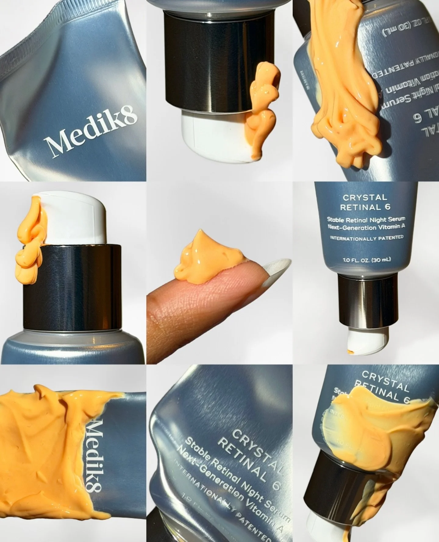 When it comes to Vitamin A: the more stable the molecule, the more effective it can be on the skin. Crystal Retinal offers a level of retinal stability that can only be found at Medik8. 

Their innovative stability system features renowned Crystal en