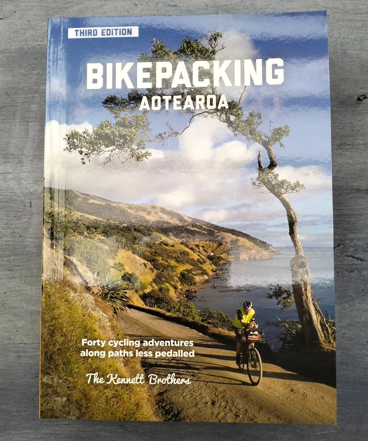 In store now.
Bikepacking Aotearoa. 3rd edition.
40 cycling adventures.
Time to kit out your bike and just go.
Also a cool Xmas present.