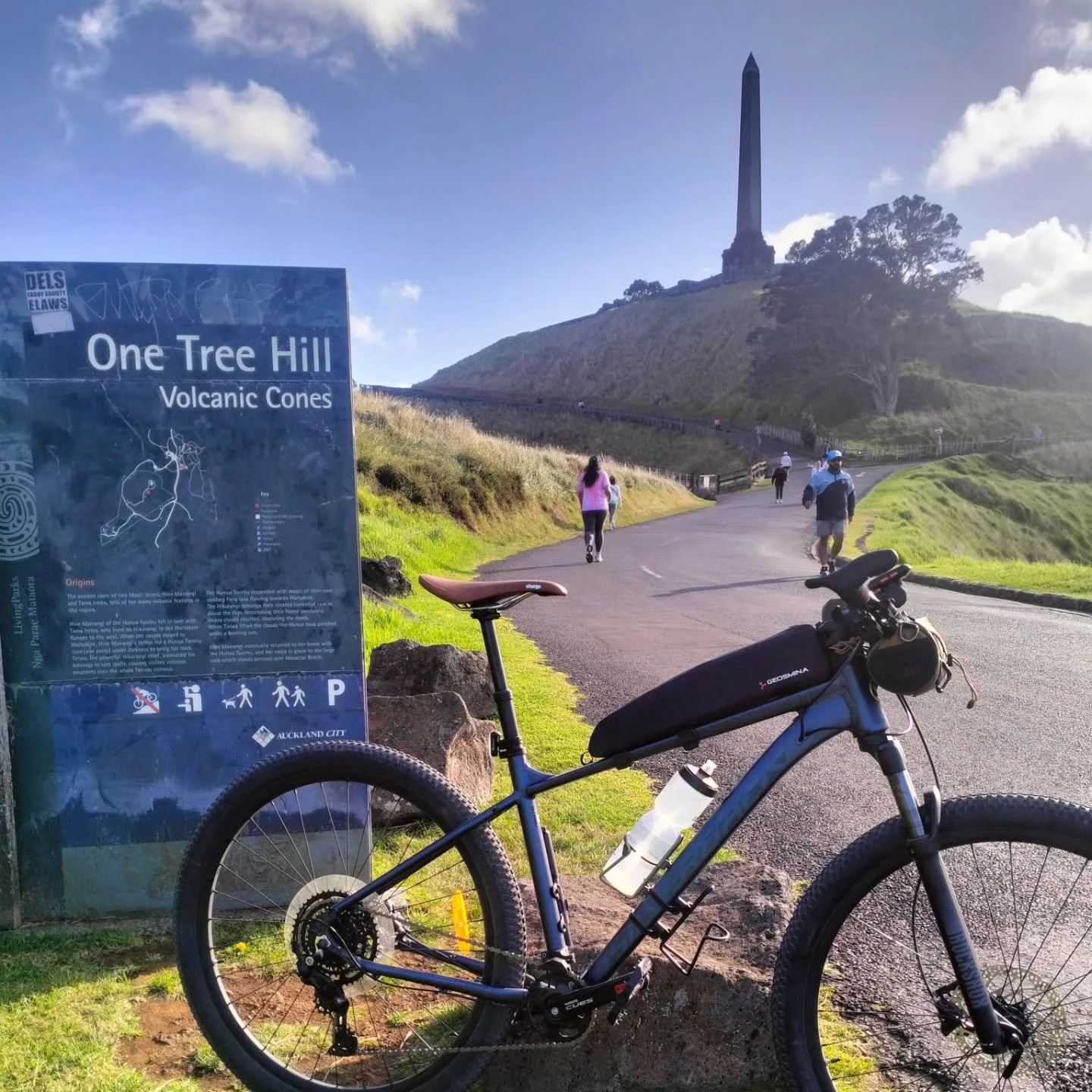 Bit of a different experience for a boy from the regions.
Triple Peaks Urban Challenge.
45km loop linking Mt Eden (highest),
One Tree Hill (most iconic) and Mt Wellington (steepest).
Surprisingly reasonable quiet riding except for 5km of hell on Mt W