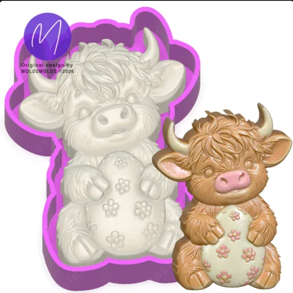 3D highland with egg