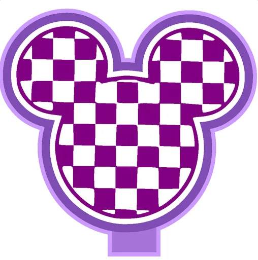 checkered mickey