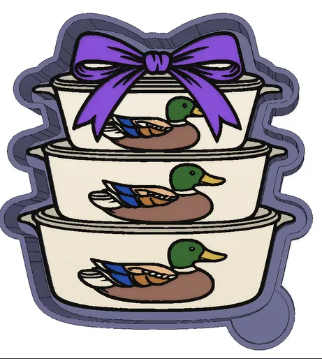 Stacked Casserole ducks